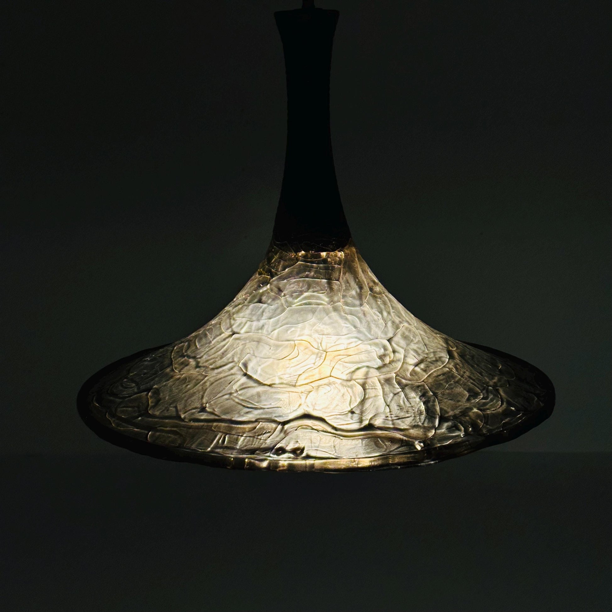 Mid century modern pendant lamp for Kaiser Leuchten Germany 1970s