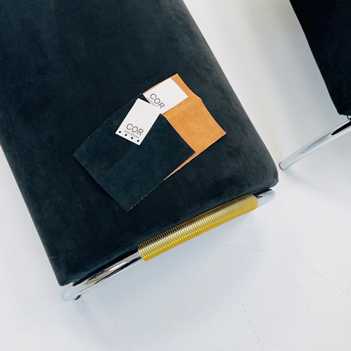 Mid century “Zyklus” armchair with ottoman by Peter Maly for Cor, 1984,Germany