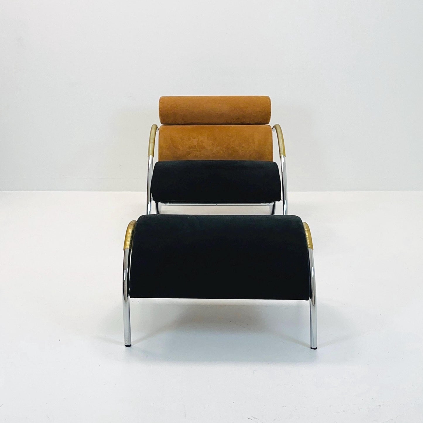Mid century “Zyklus” armchair with ottoman by Peter Maly for Cor, 1984,Germany
