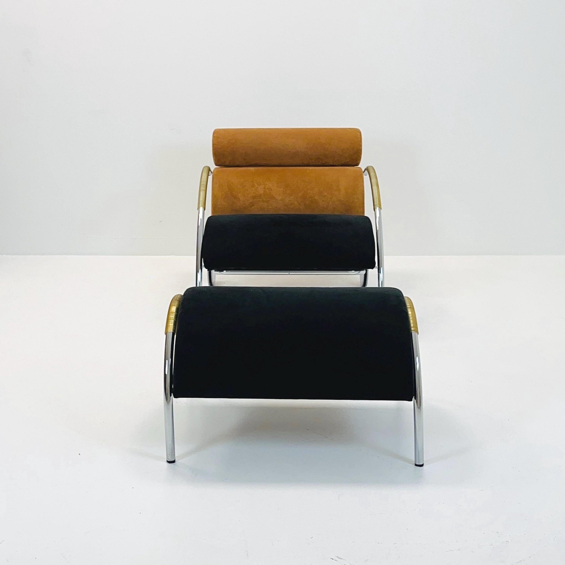 Mid century “Zyklus” armchair with ottoman by Peter Maly for Cor, 1984,Germany