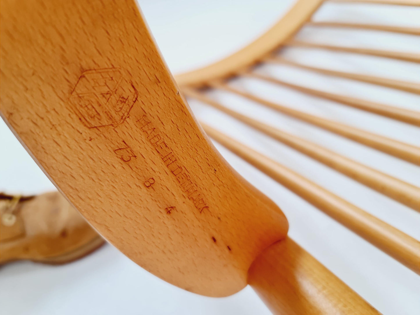 Mid century Scandinavian Rocking Chair by Hans J.Wegner for Juul FDB , 1966s