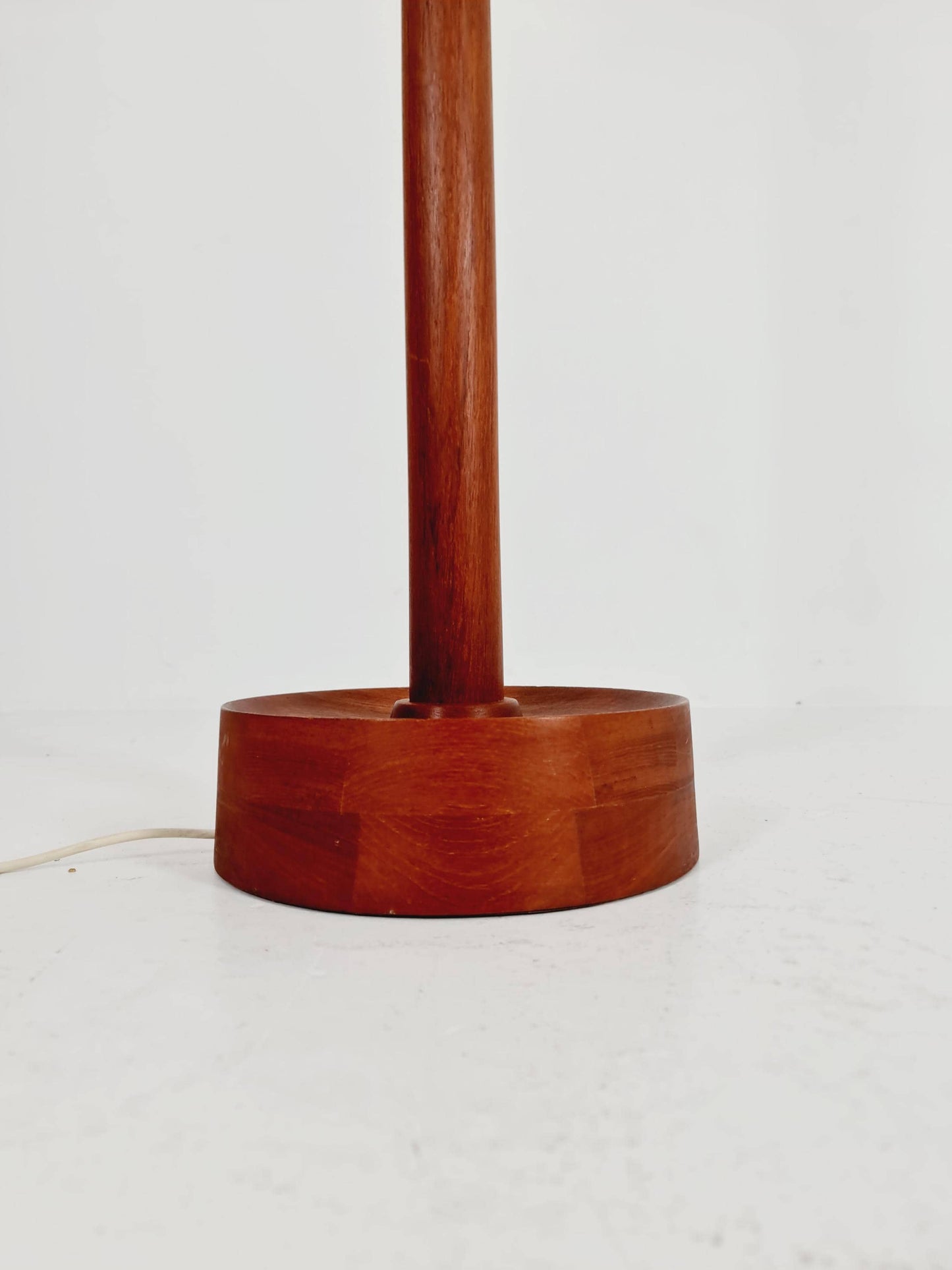 Rare Midcentury Danish floor lamp by KIRK solid teak, 1960s