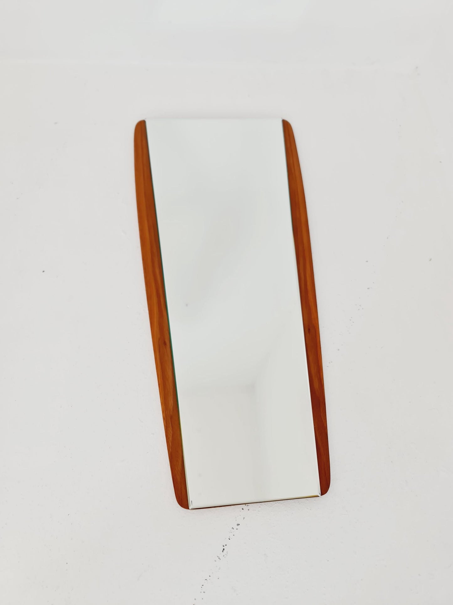 Mid century Vintage teak danish wall mirror, 1960s
