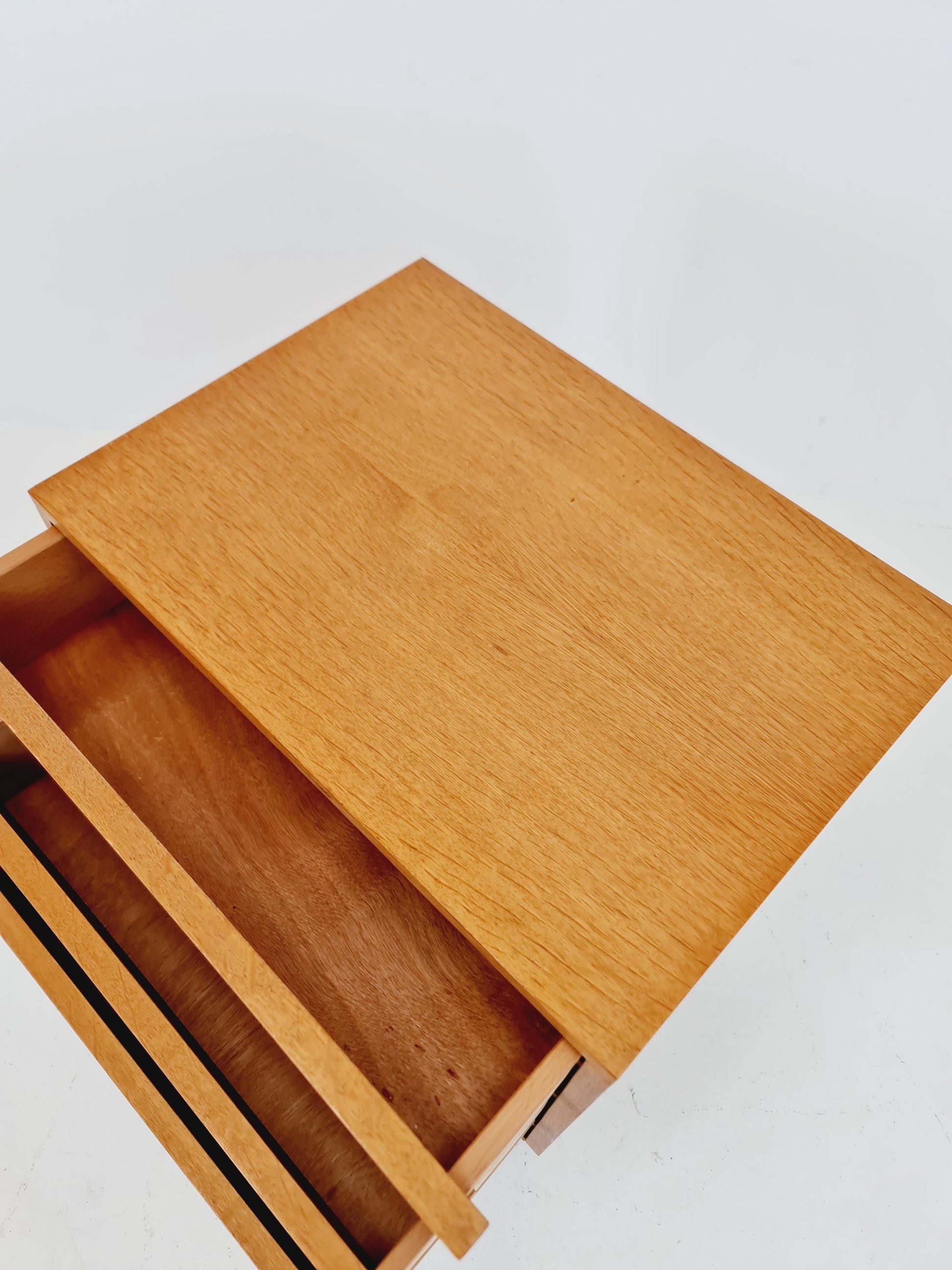 Midcentury German Oak chest of drawers by Mustring Möbel 1960s