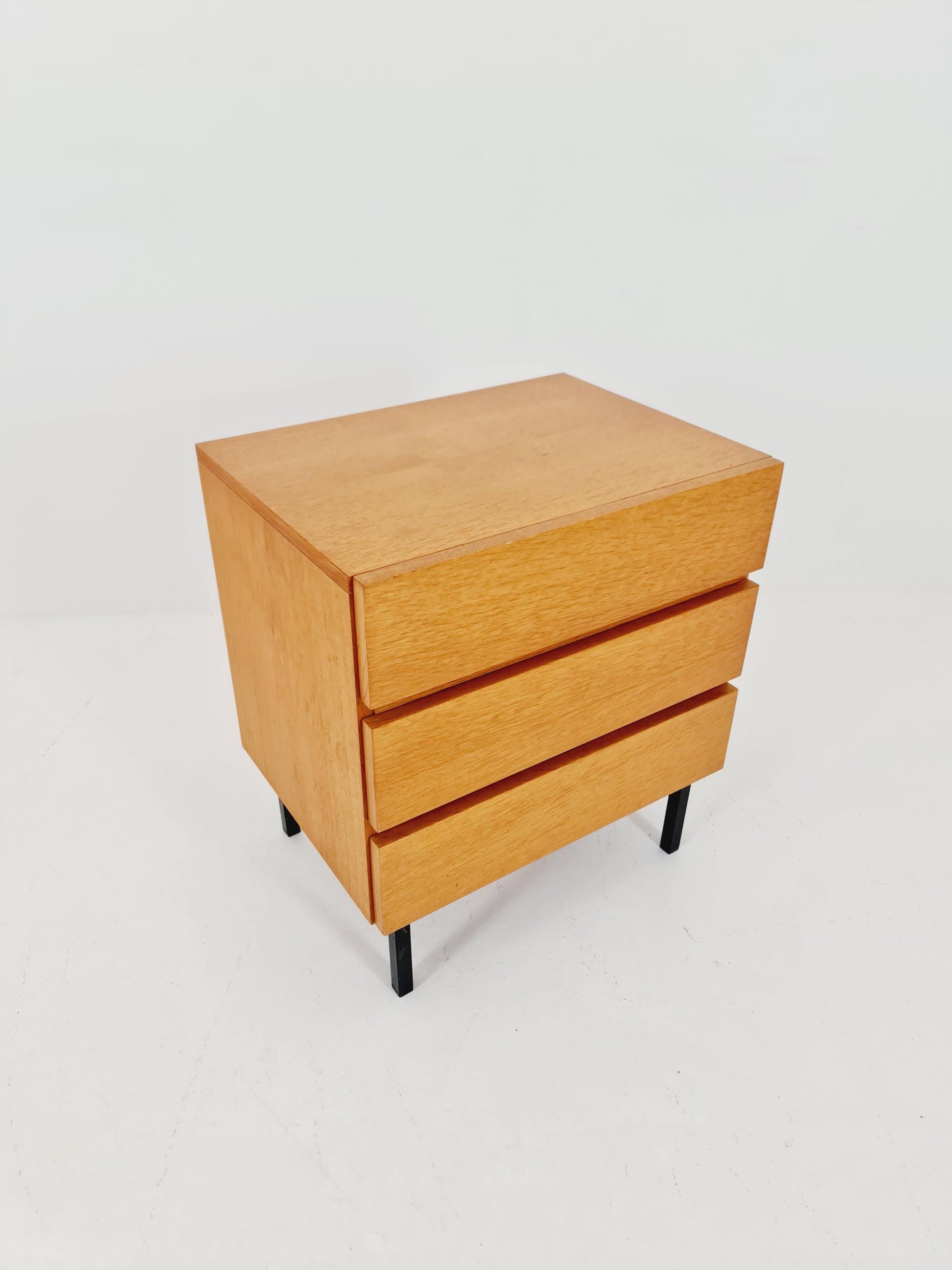 Midcentury German Oak chest of drawers by Mustring Möbel 1960s
