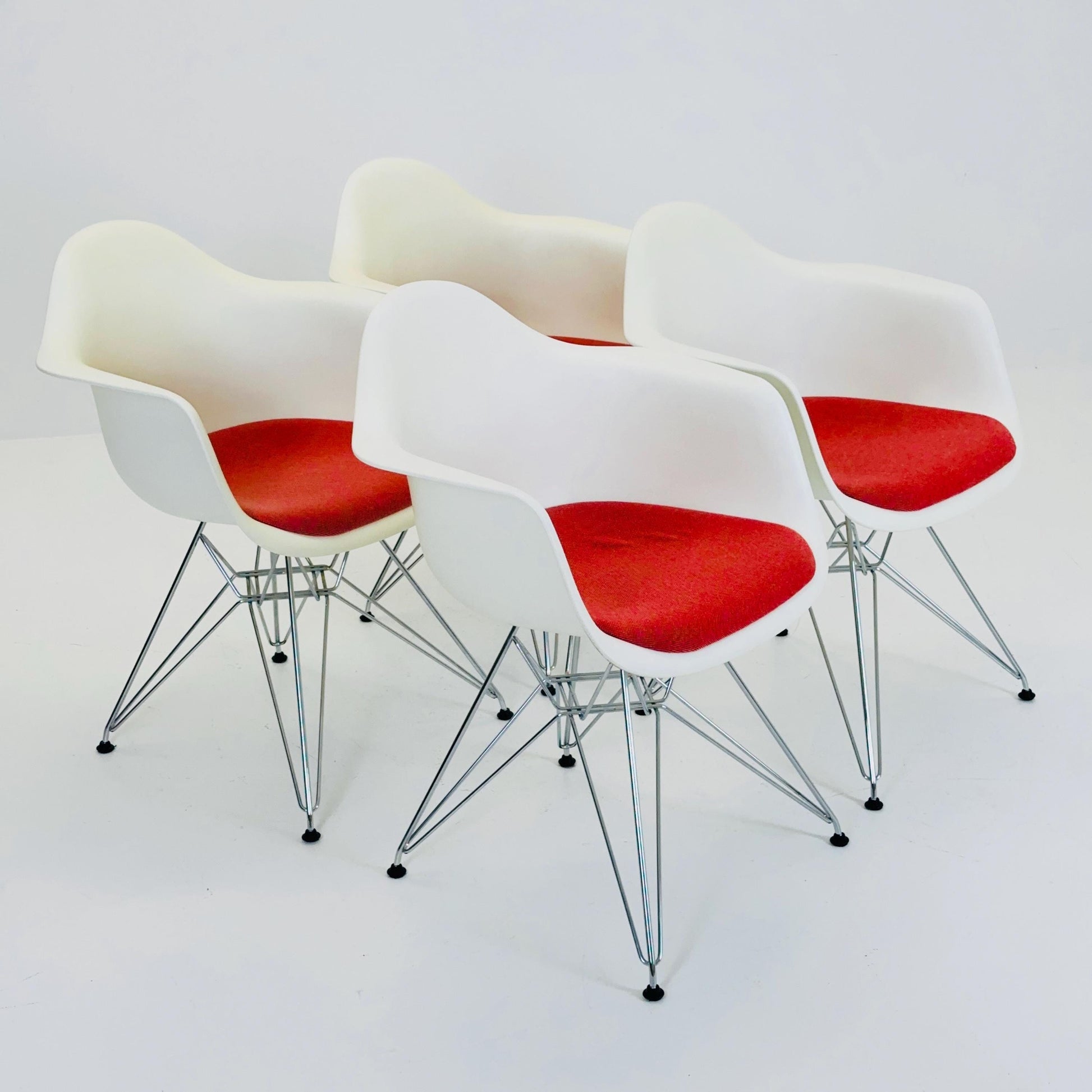 Set of 4 DAR armchair by Charles & Ray Eames for Vitra Germany