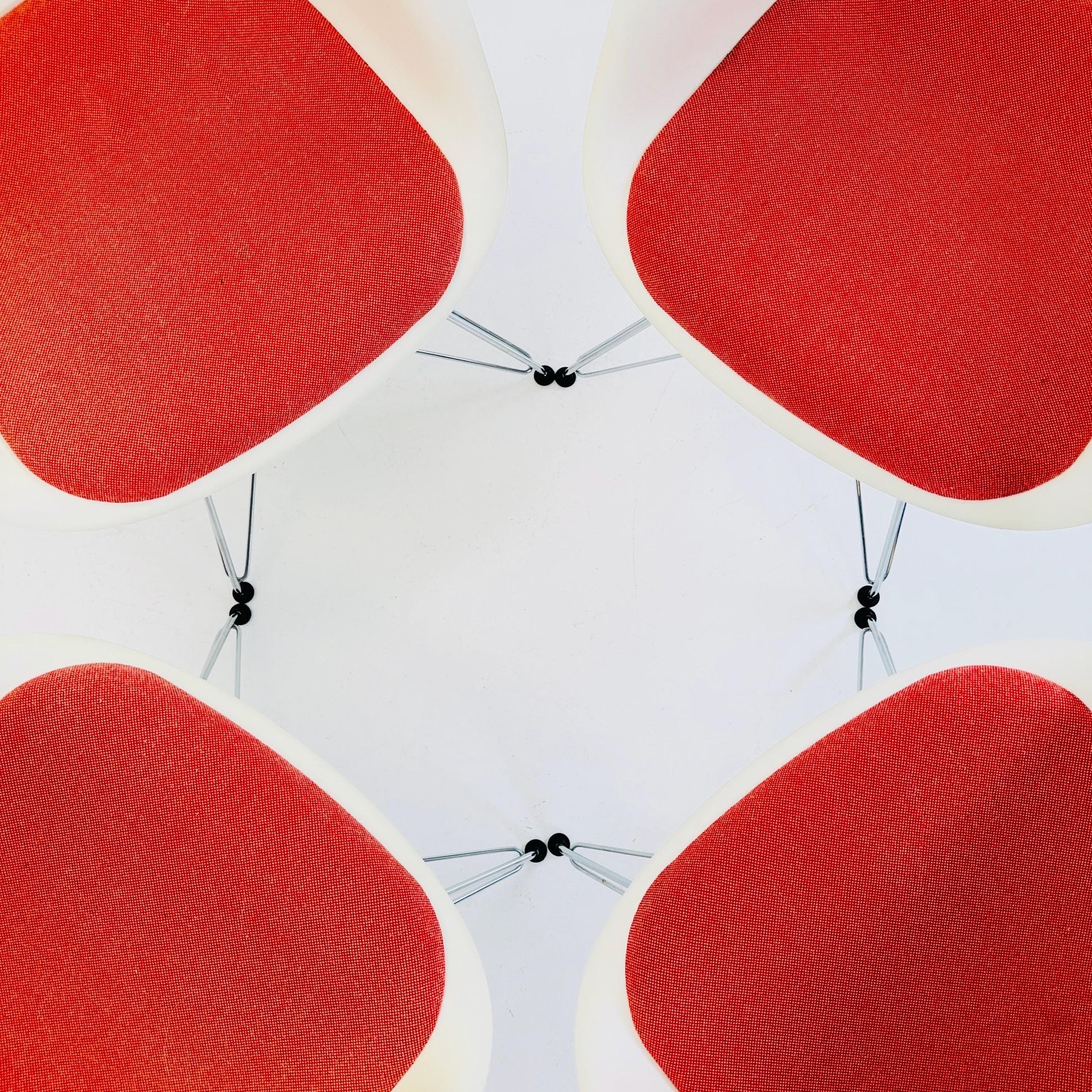 Set of 4 DAR armchair by Charles & Ray Eames for Vitra Germany