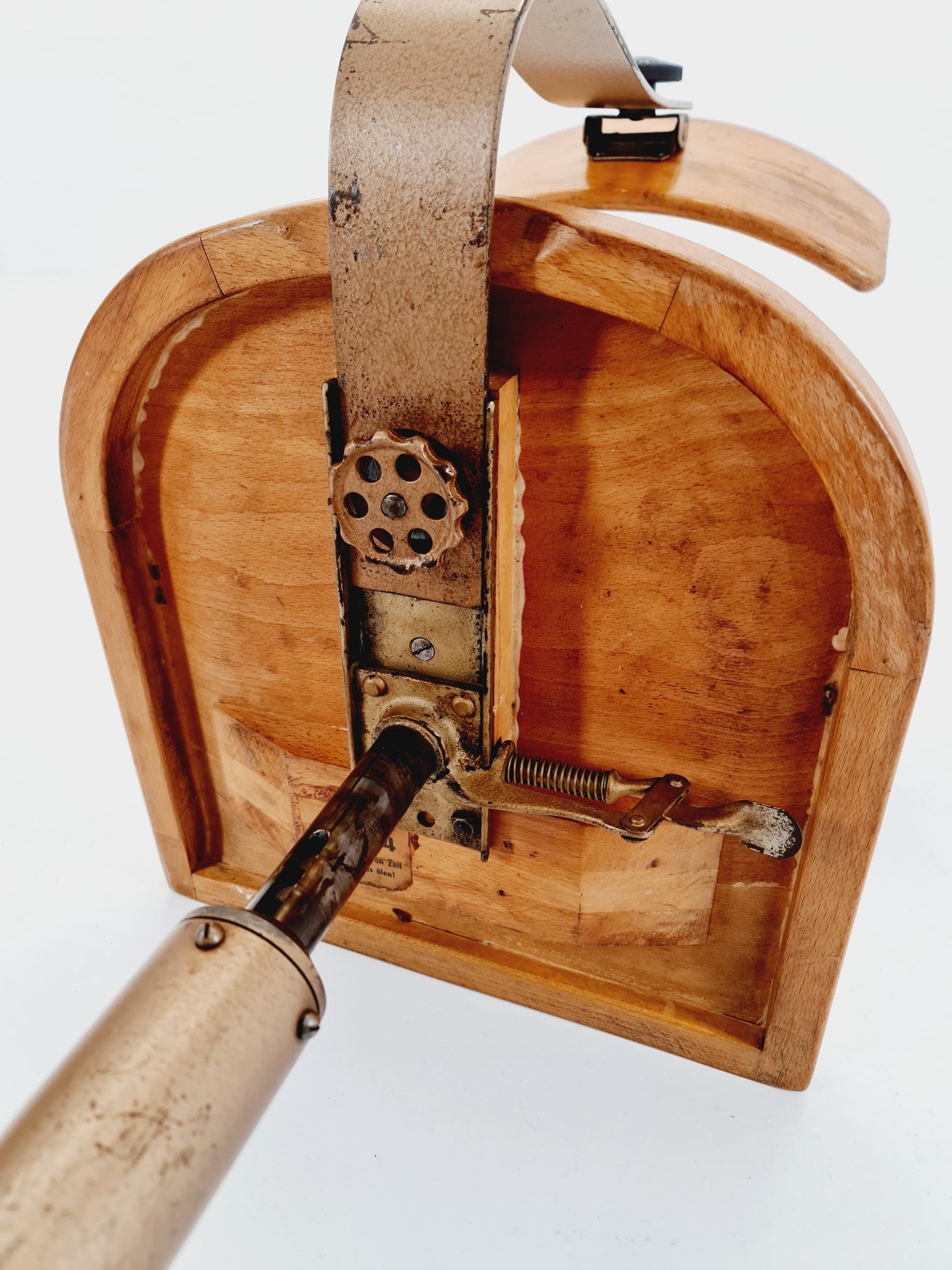 Bauhaus swivel office chair in solid wood By Ama Elastik Modell 325 ,1930s