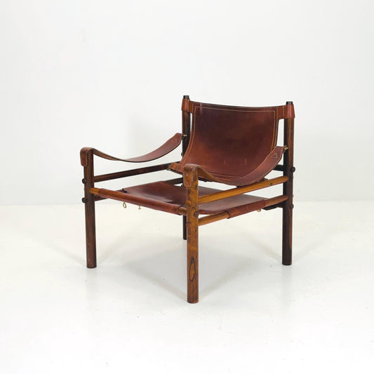 Mid century Scandinavian “Sirocco” Safari Chair by Arne Norell for Arne Norell AB, 1960s ,Sweden