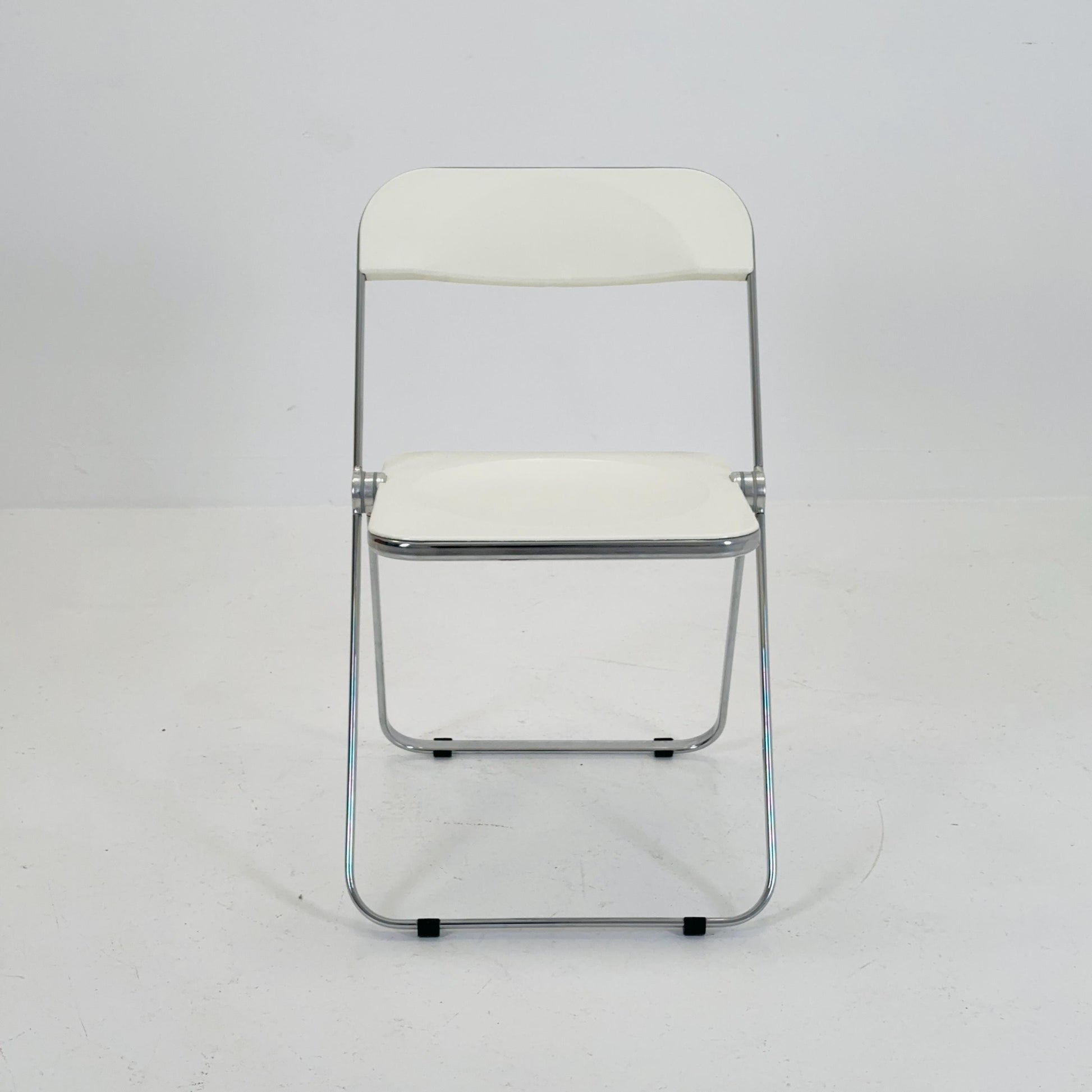Vintage Italian Plia Folding Chair by Giancarlo Piretti for Castelli, 1970s