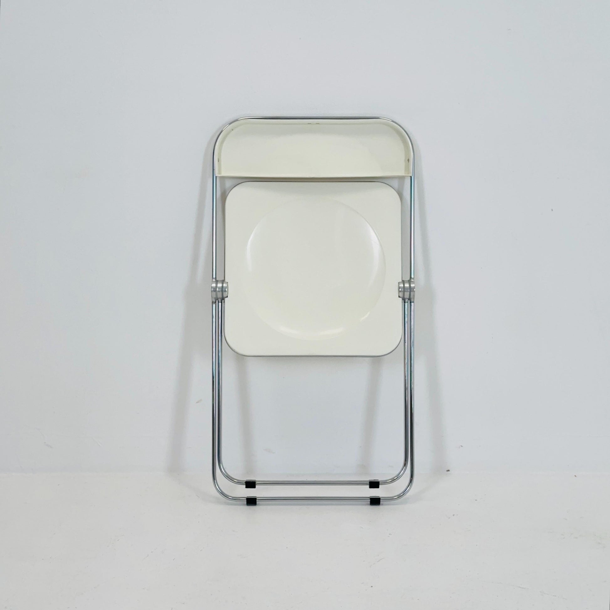 Vintage Italian Plia Folding Chair by Giancarlo Piretti for Castelli, 1970s