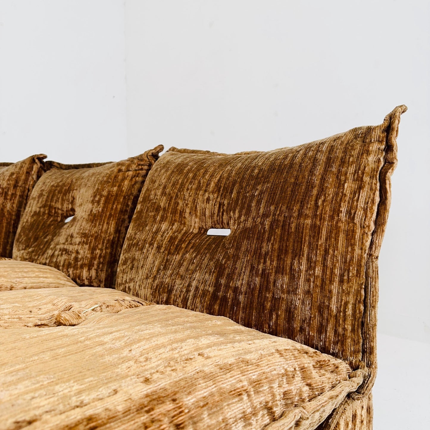Mid century modular set of 7 / seating group - sofa for Manifattura Italiana 1970s