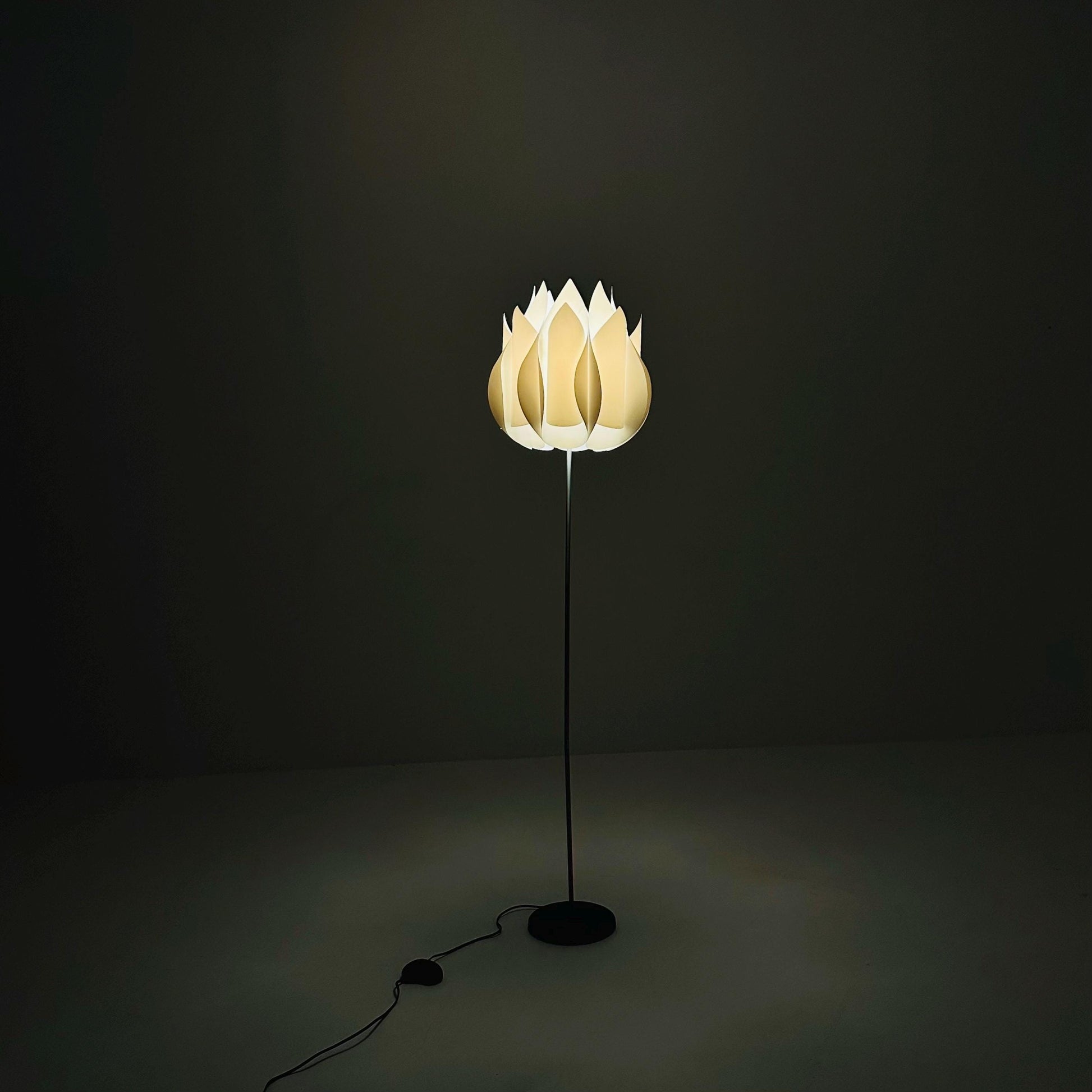 Mid century floor lamp designed by Flemming Brylle & Prenen Jacobsen from Denmark.