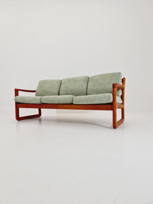 Mid century teak 3 -Seater Sofa by Johannes Andersen for Silkeborg , 1960s