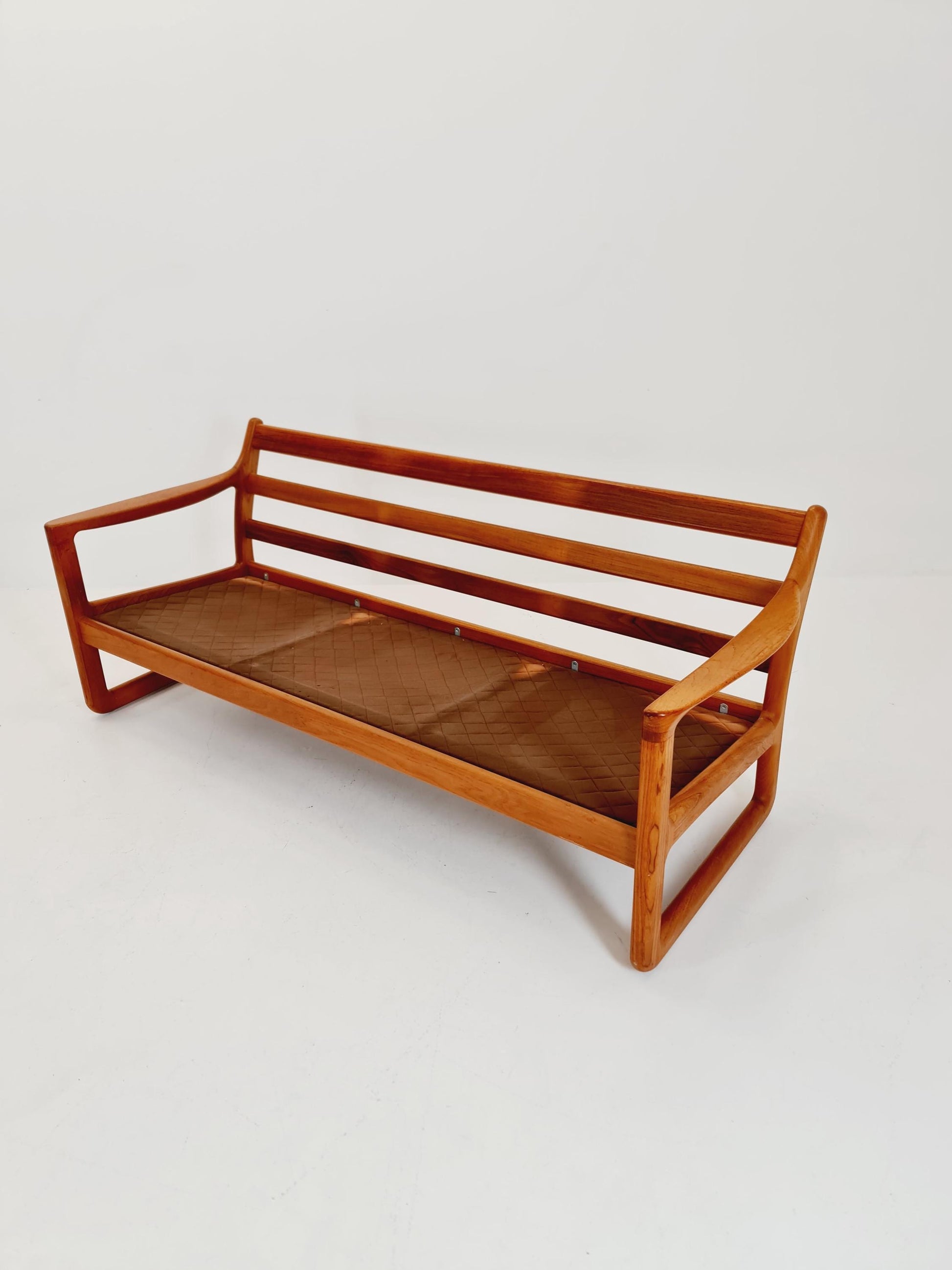 Mid century teak 3 -Seater Sofa by Johannes Andersen for Silkeborg , 1960s