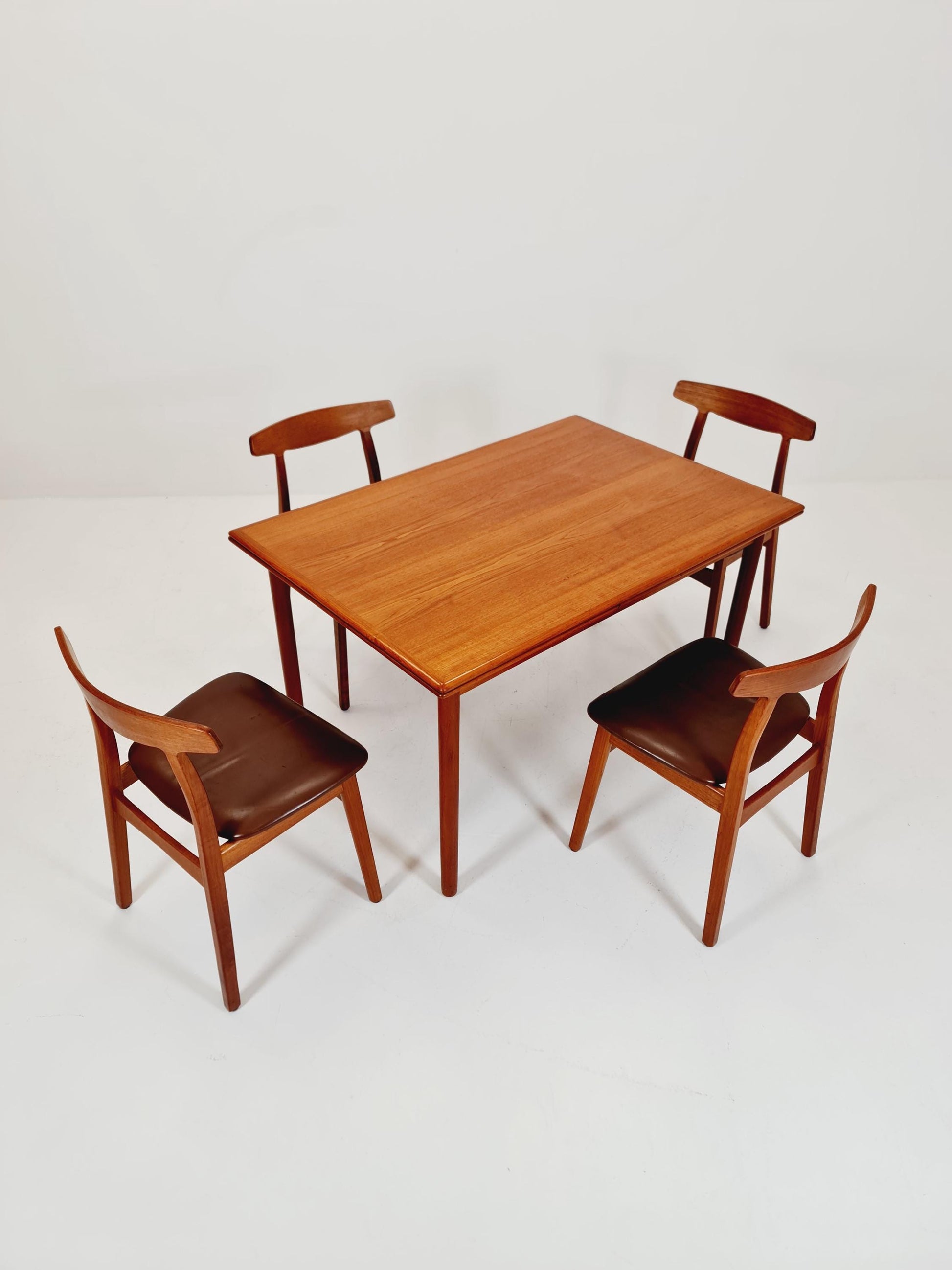 Mid century Danish Teak dining table by A.M , 1960s