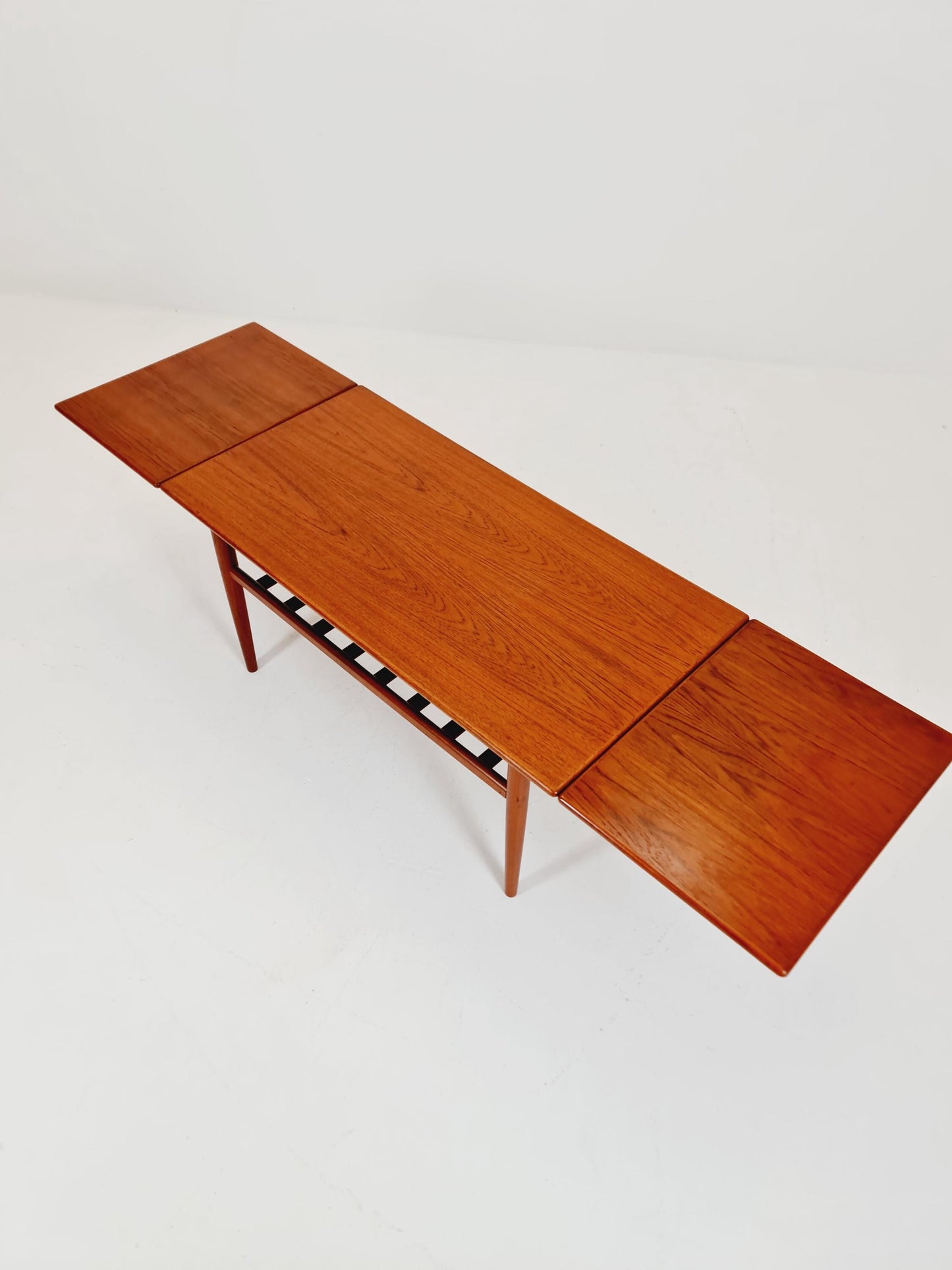 Midcentury Danish teak extendable coffee table by Trioh, 1960s