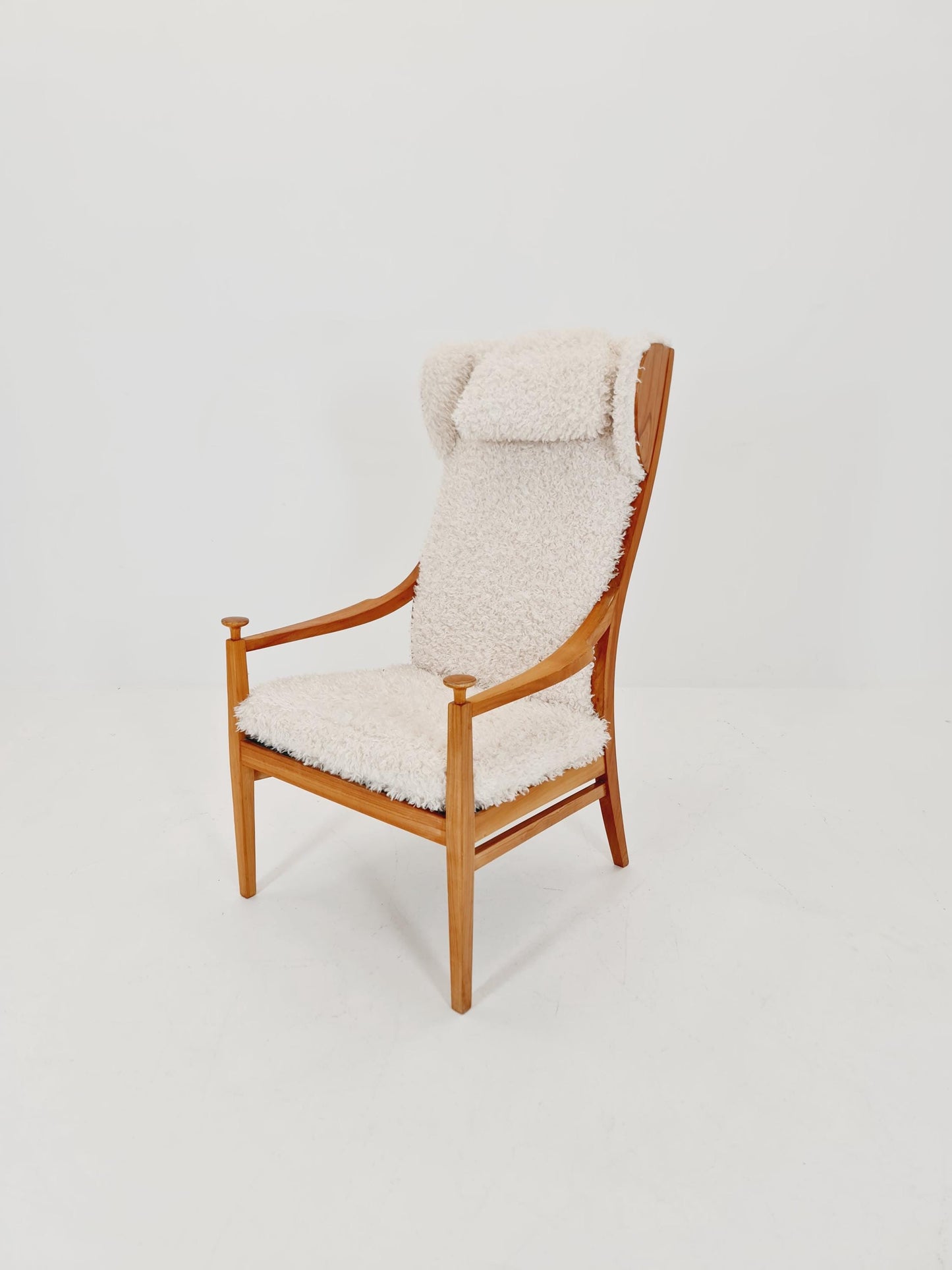 Vintage Mid century German Wing armchair 1950s