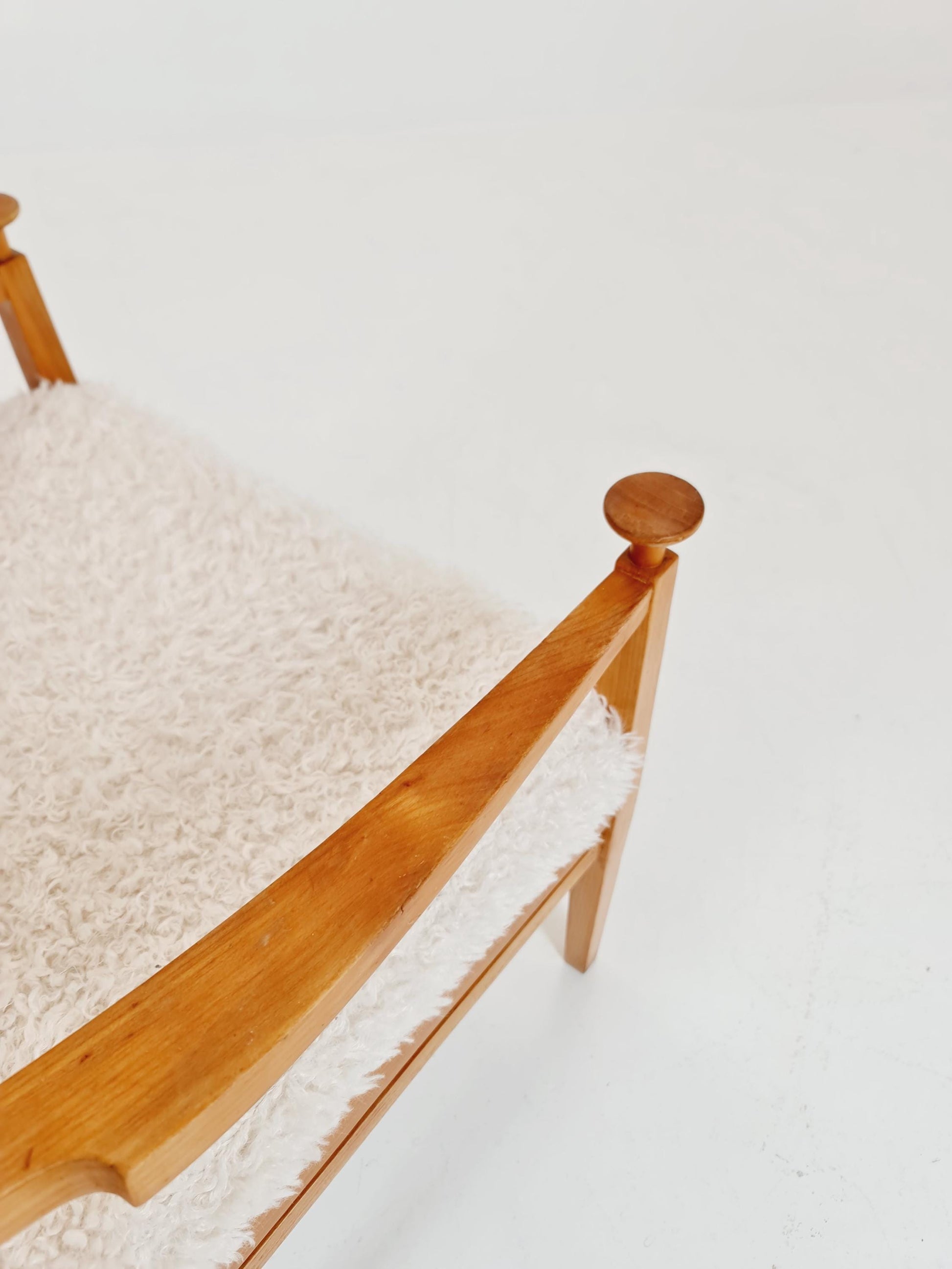 Vintage Mid century German Wing armchair 1950s