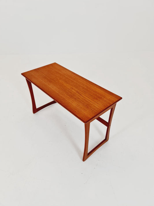 Midcentury Danish teak coffee side table, 1960s
