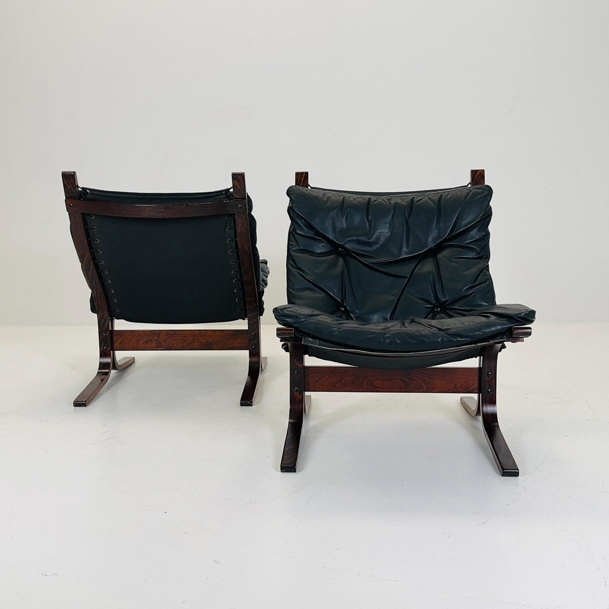Set of 2 Mid century armchair “Siesta” by Ingmar Relling, Westnofa Furniture, Norway 1960s