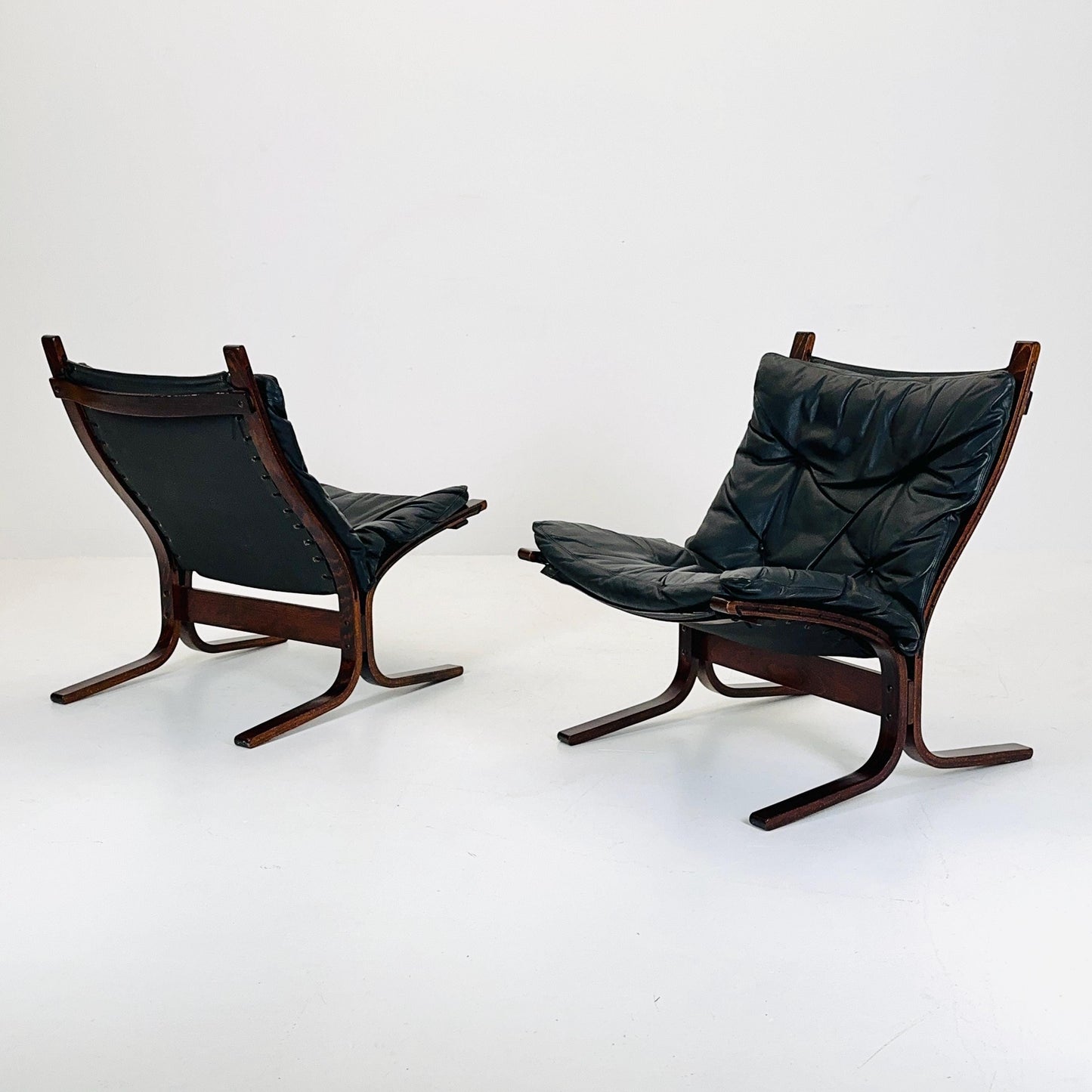 Set of 2 Mid century armchair “Siesta” by Ingmar Relling, Westnofa Furniture, Norway 1960s