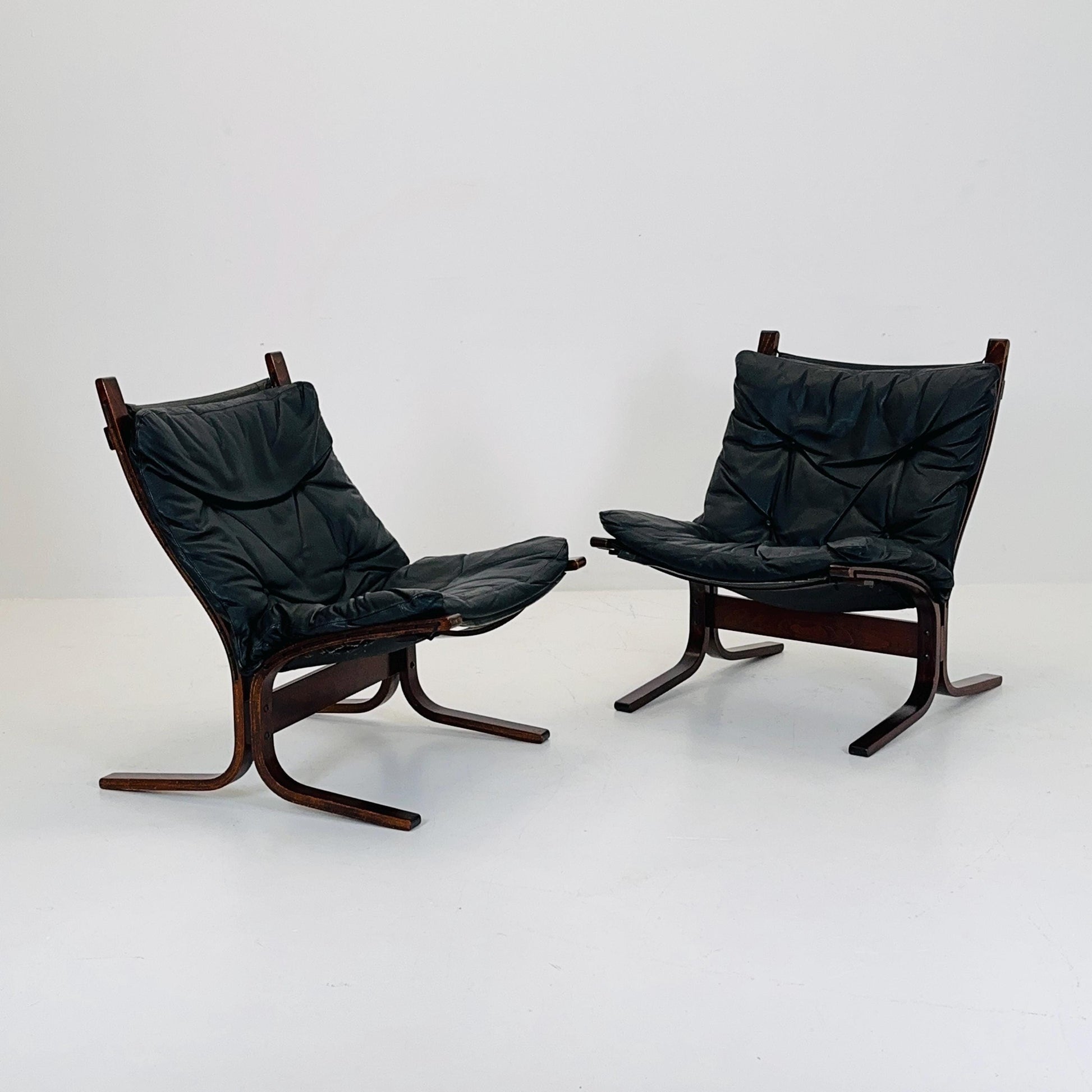Set of 2 Mid century armchair “Siesta” by Ingmar Relling, Westnofa Furniture, Norway 1960s