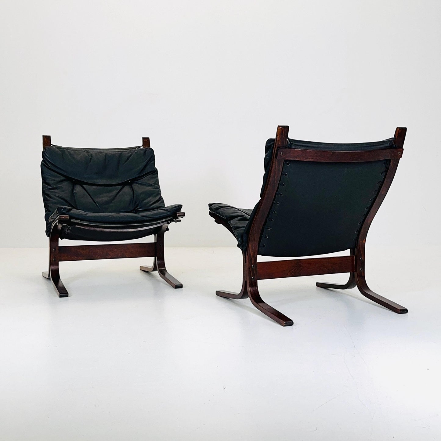 Set of 2 Mid century armchair “Siesta” by Ingmar Relling, Westnofa Furniture, Norway 1960s