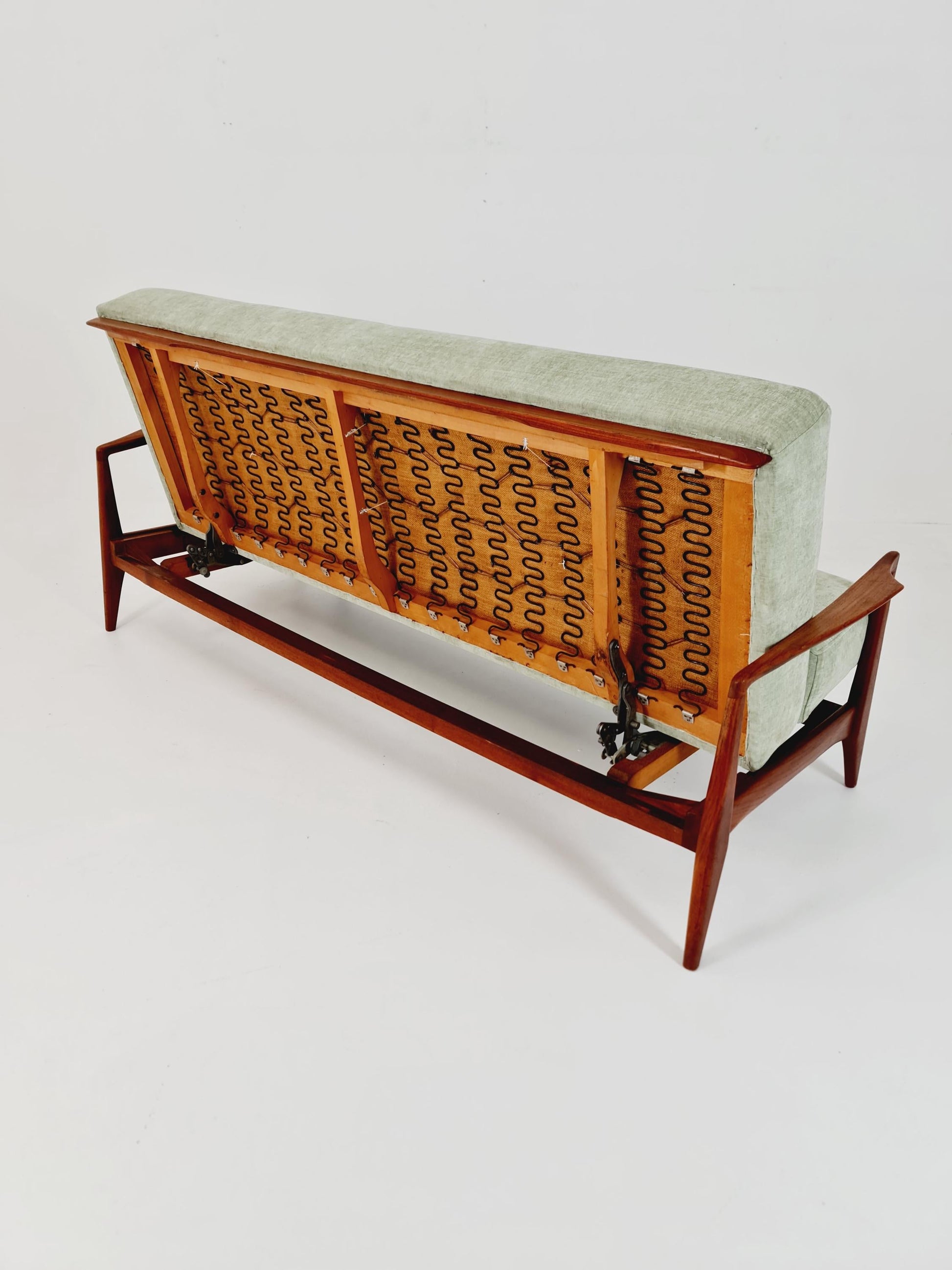Mid-century Rare Danish teak lounge sofa/ Easy sofa /daybed, 1960s