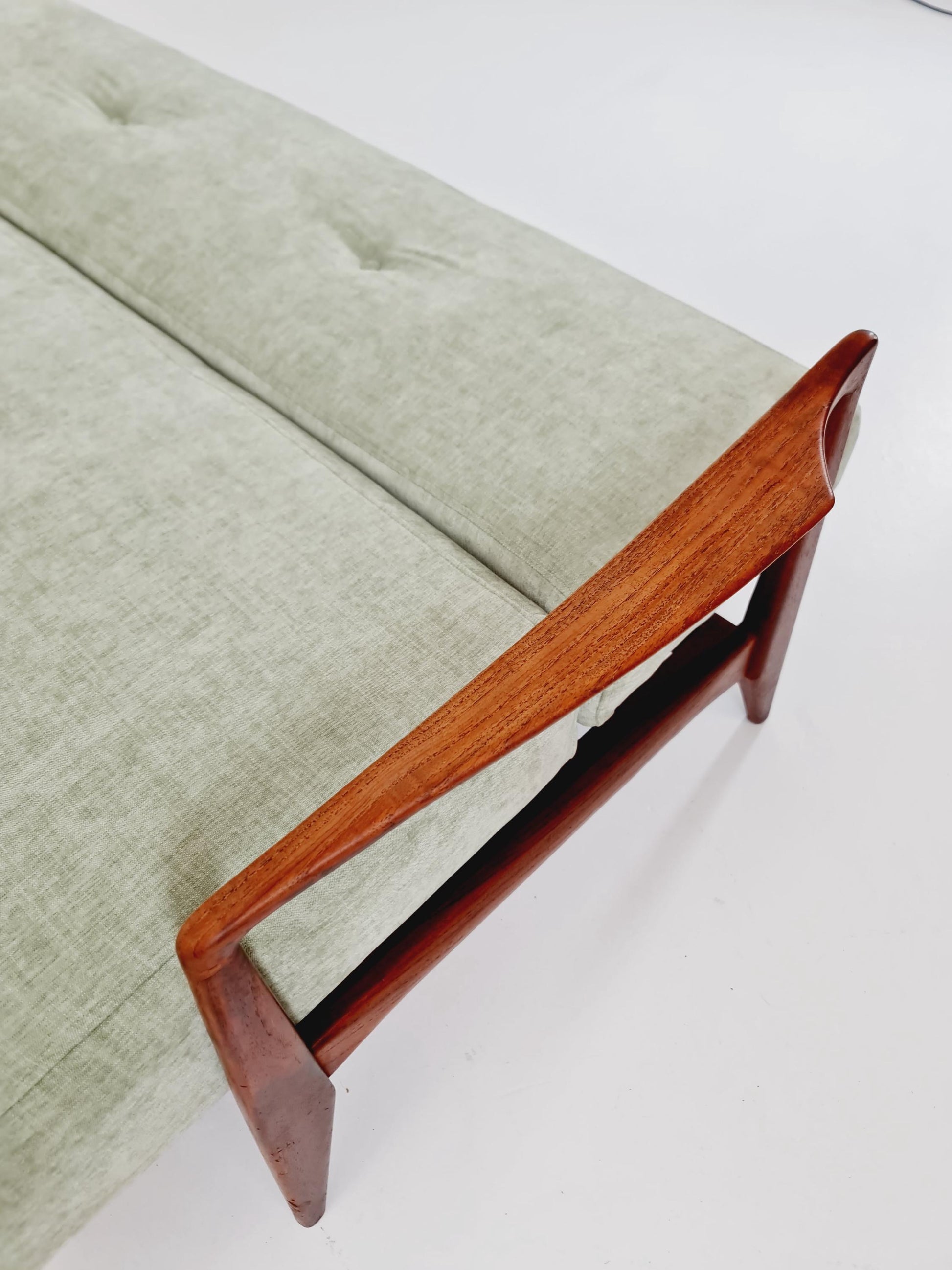 Mid-century Rare Danish teak lounge sofa/ Easy sofa /daybed, 1960s