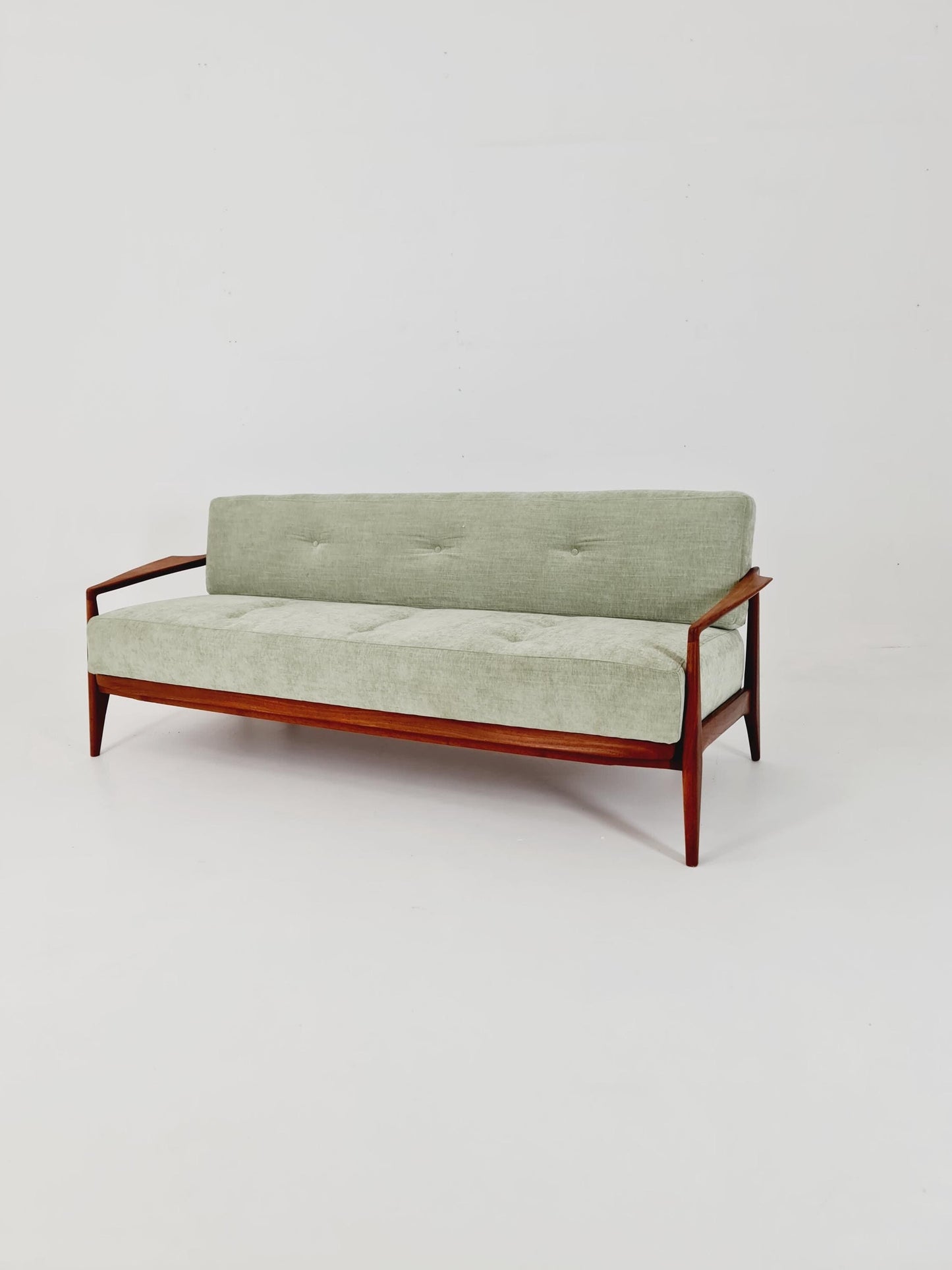 Mid-century Rare Danish teak lounge sofa/ Easy sofa /daybed, 1960s