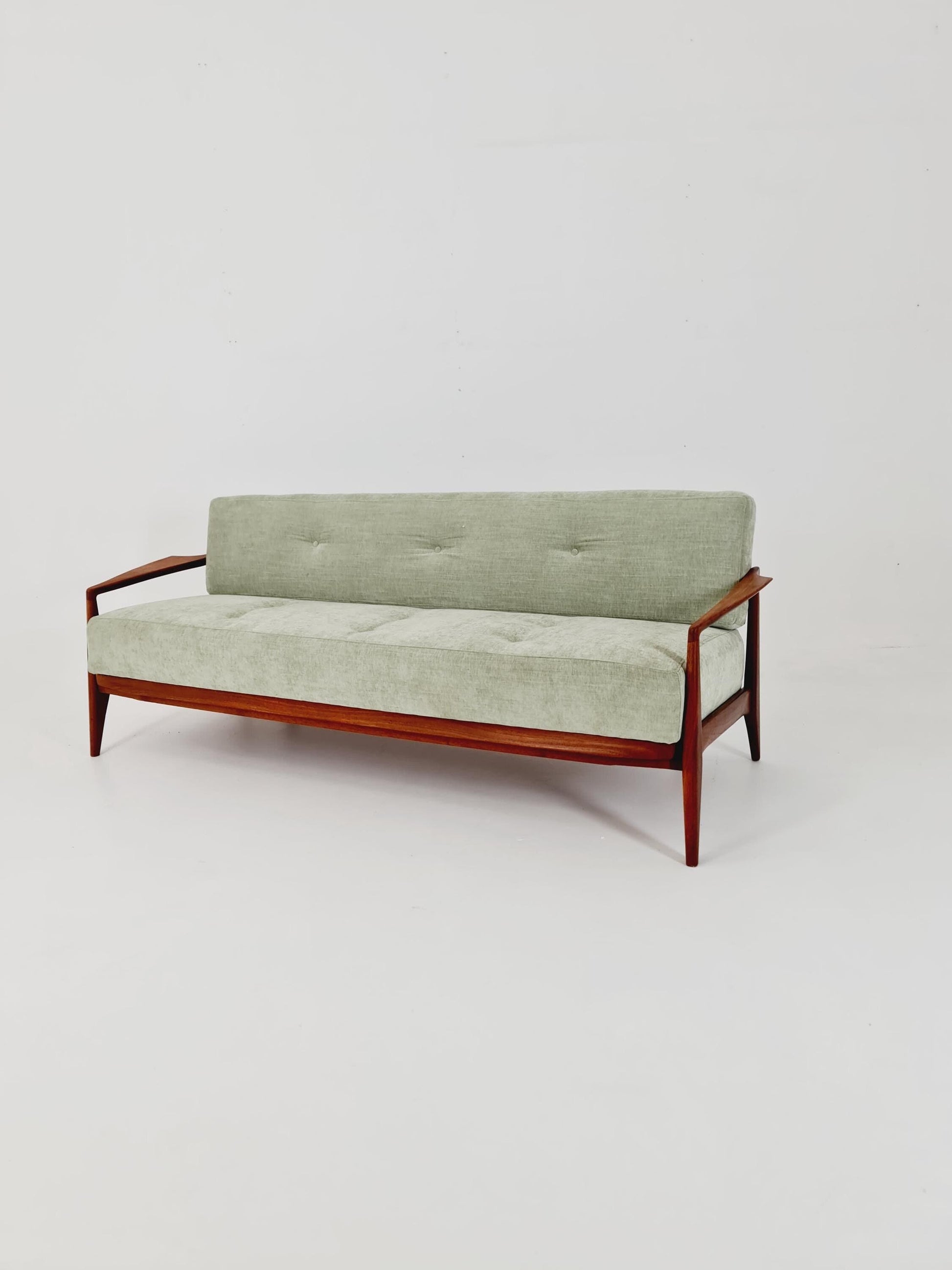 Mid-century Rare Danish teak lounge sofa/ Easy sofa /daybed, 1960s