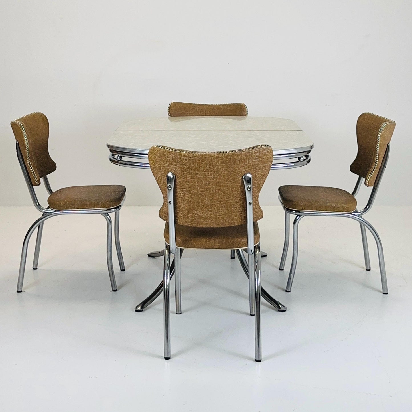 Mid-Century Bauhaus Design Dining Set Germany 1950s