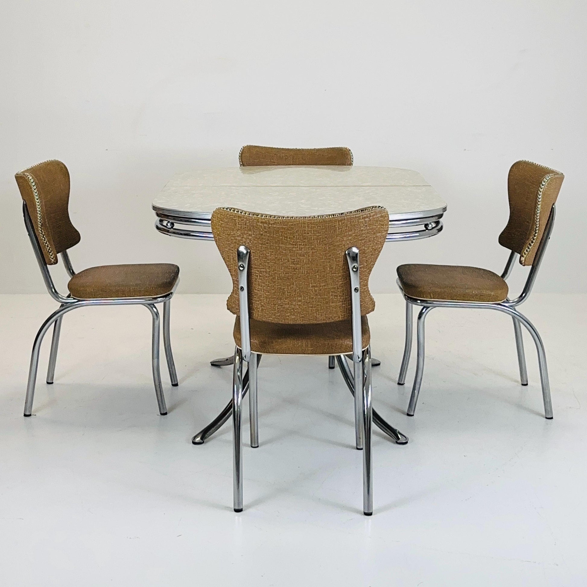 Mid-Century Bauhaus Design Dining Set Germany 1950s