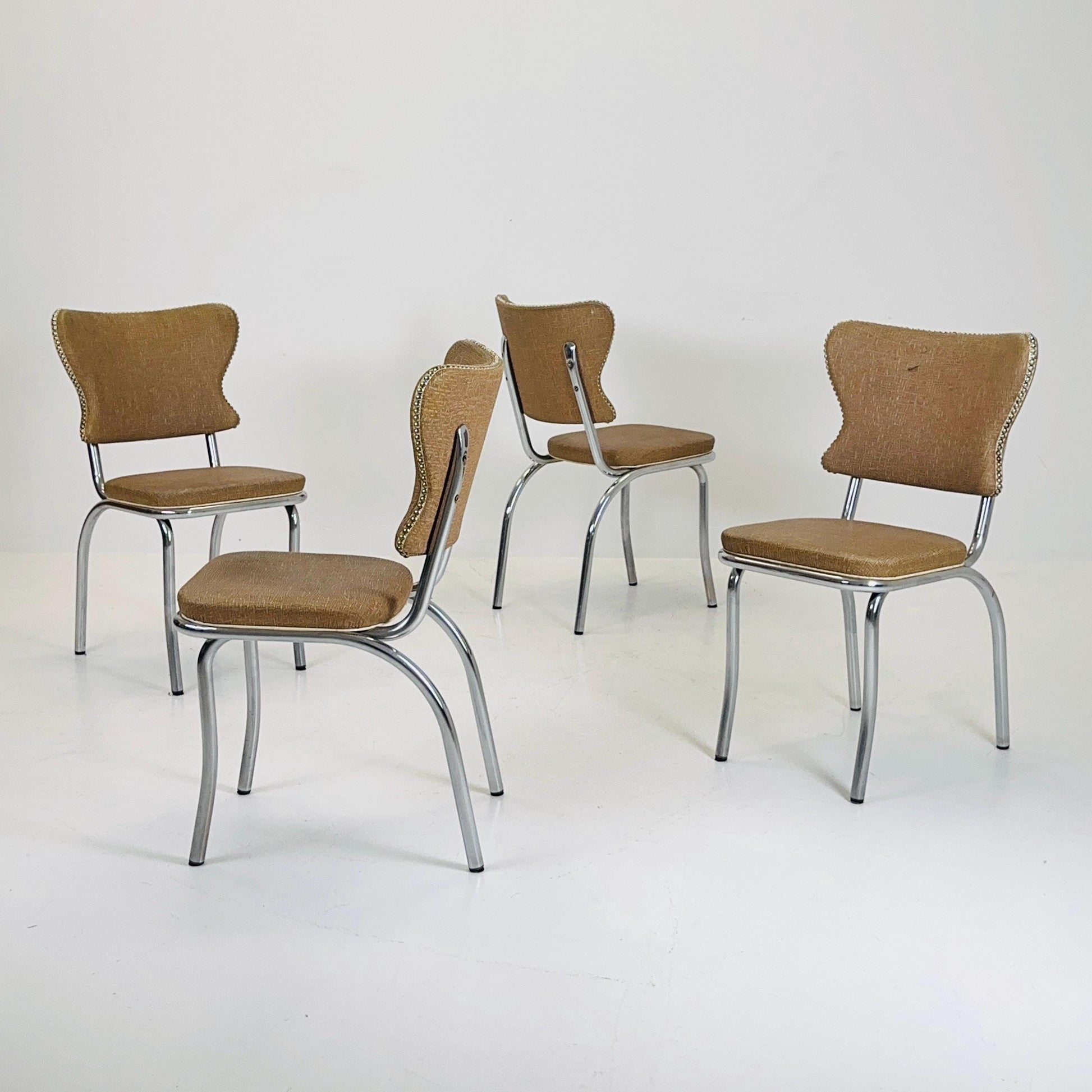 Mid-Century Bauhaus Design Dining Set Germany 1950s