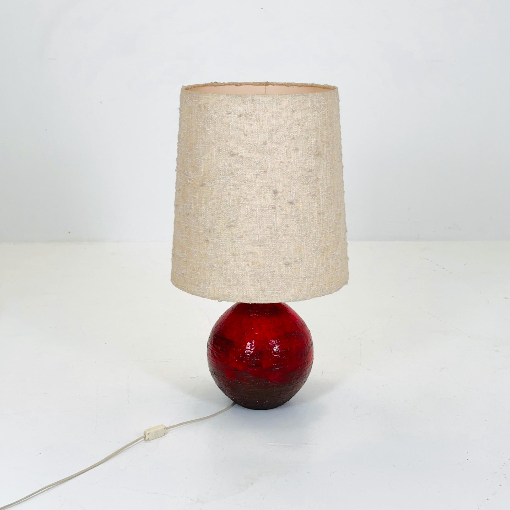 Mid century ceramic handmade floor lamp 1960s Germany