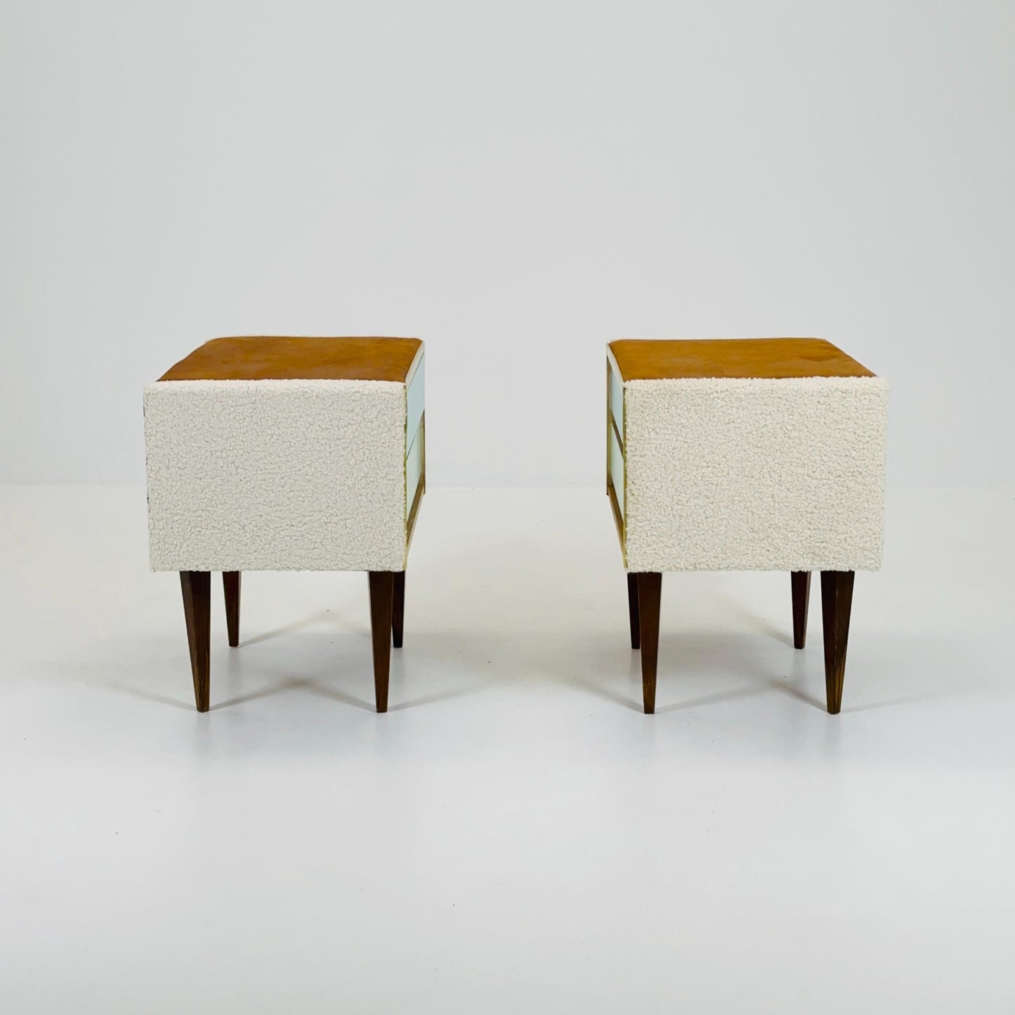 Set of 2 Mid century modern nightstands Germany 1960s