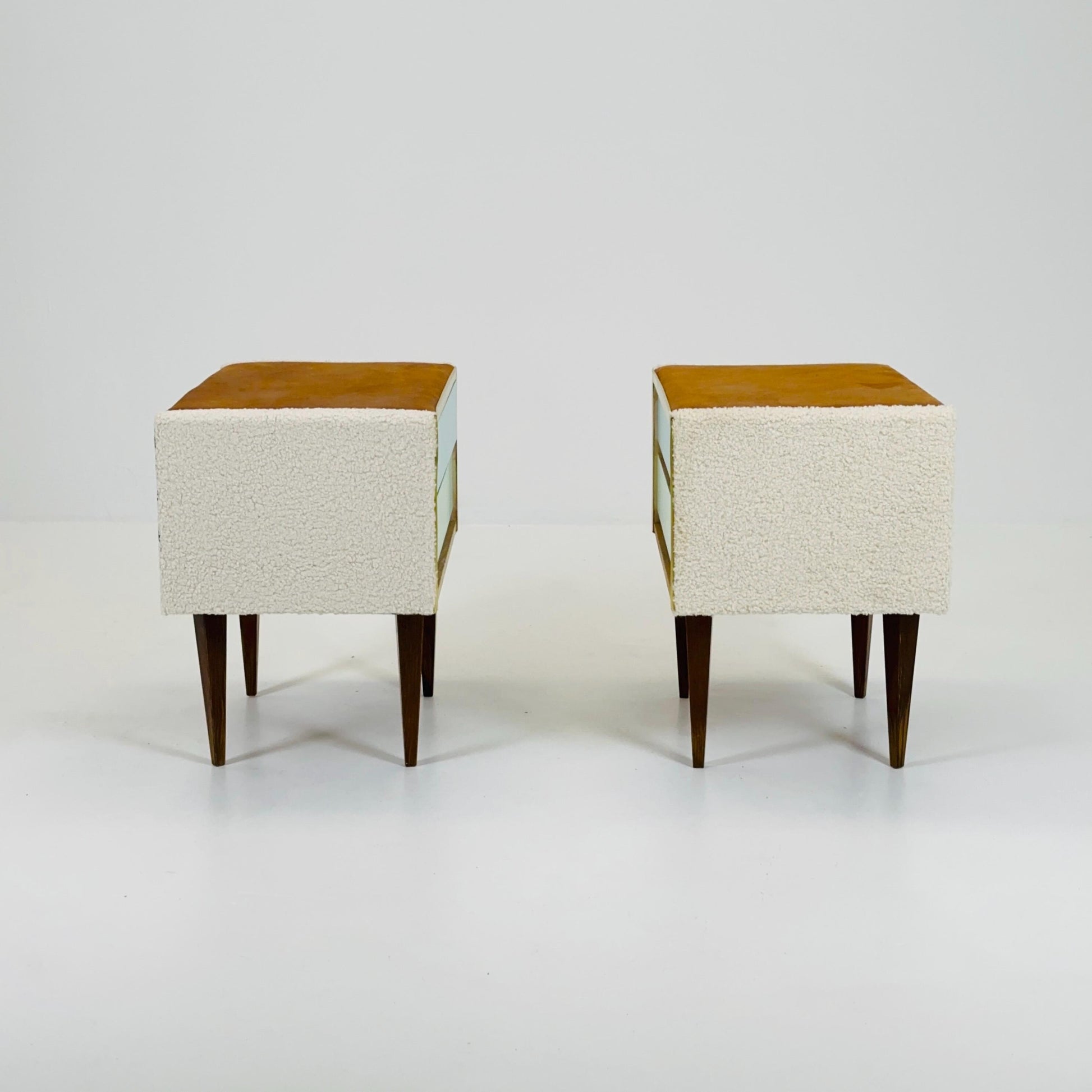 Set of 2 Mid century modern nightstands Germany 1960s