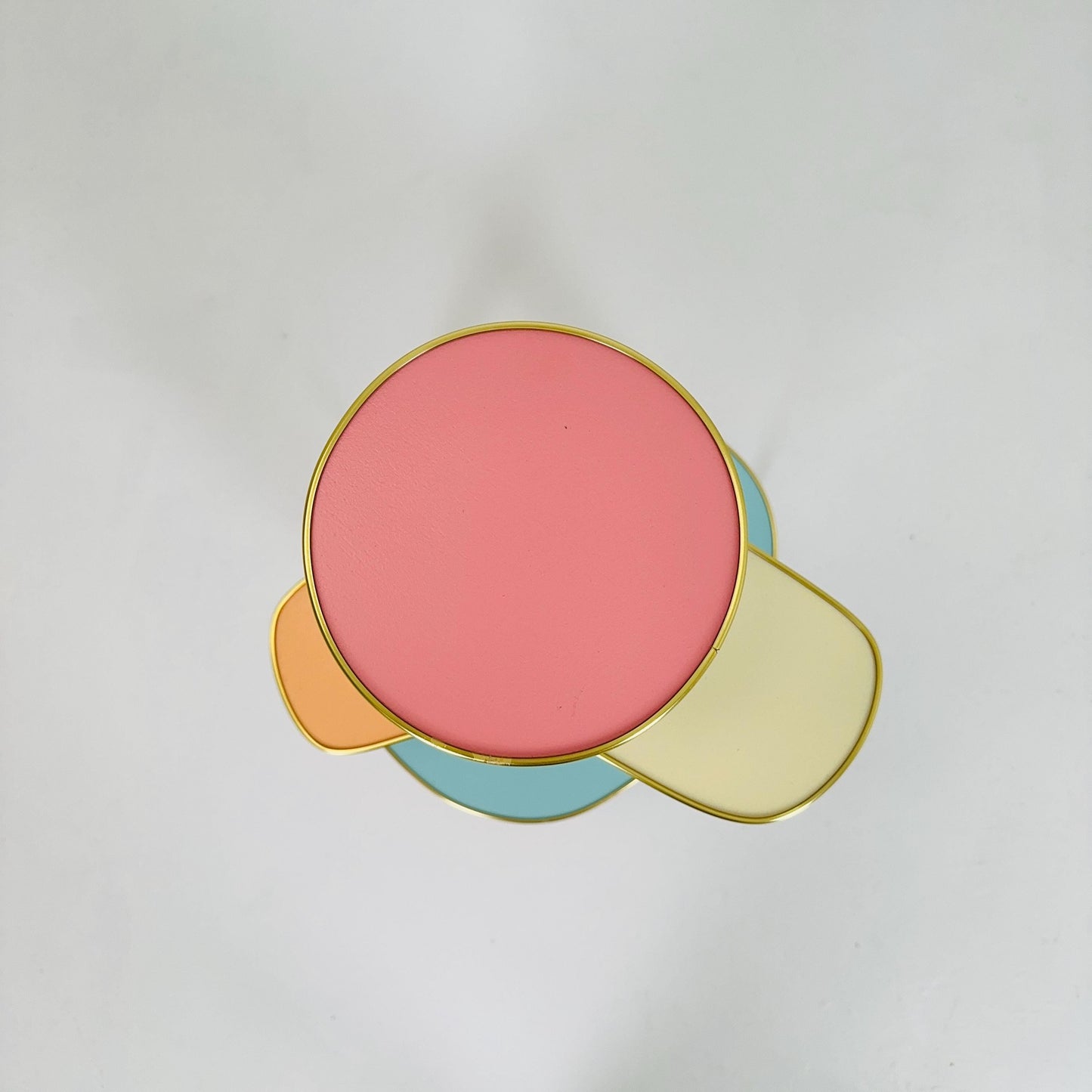 BIG German Plant Stand, Colorful Vintage Mid-Century Minimalist Indoor Plant Stand Side Table Retro flower table