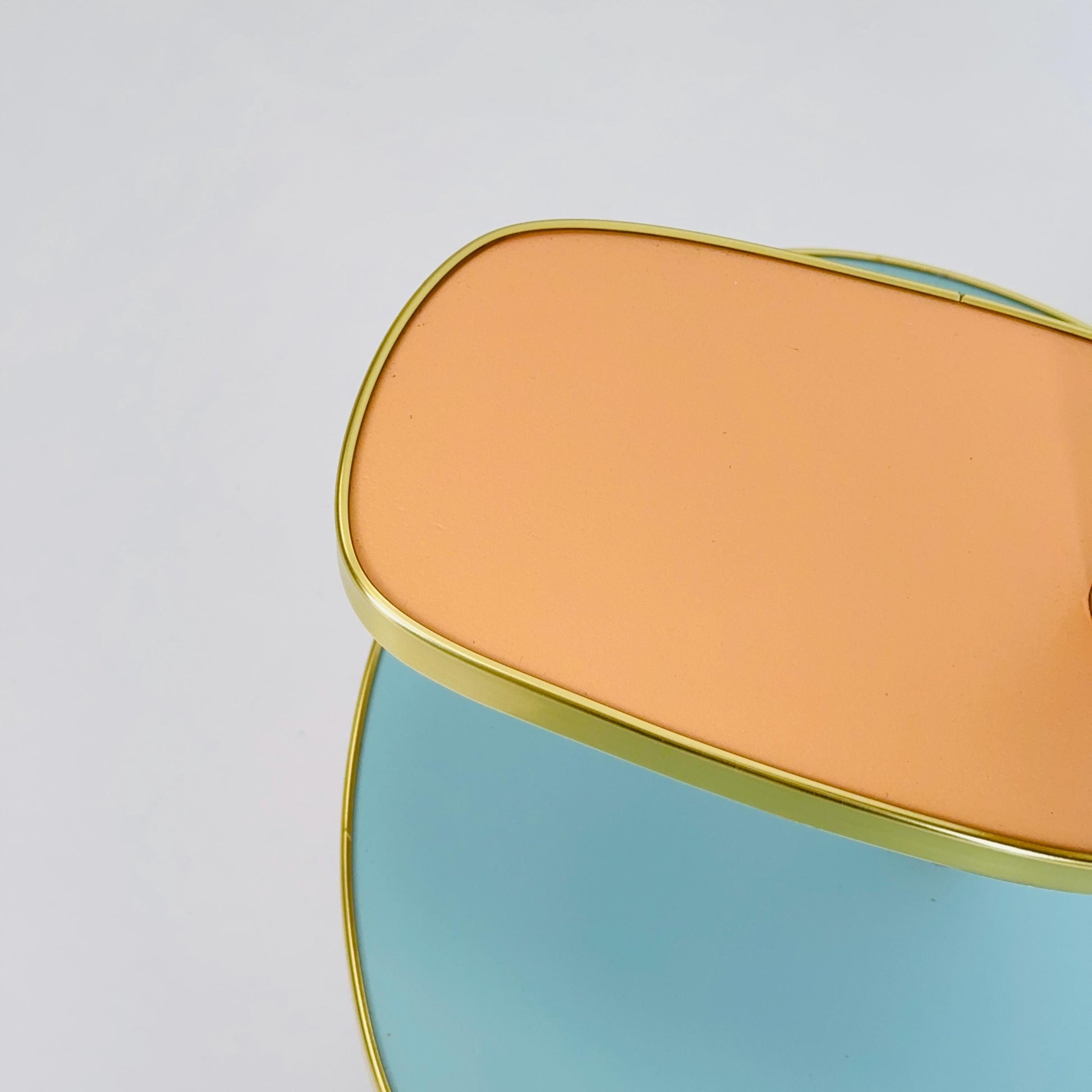 BIG German Plant Stand, Colorful Vintage Mid-Century Minimalist Indoor Plant Stand Side Table Retro flower table