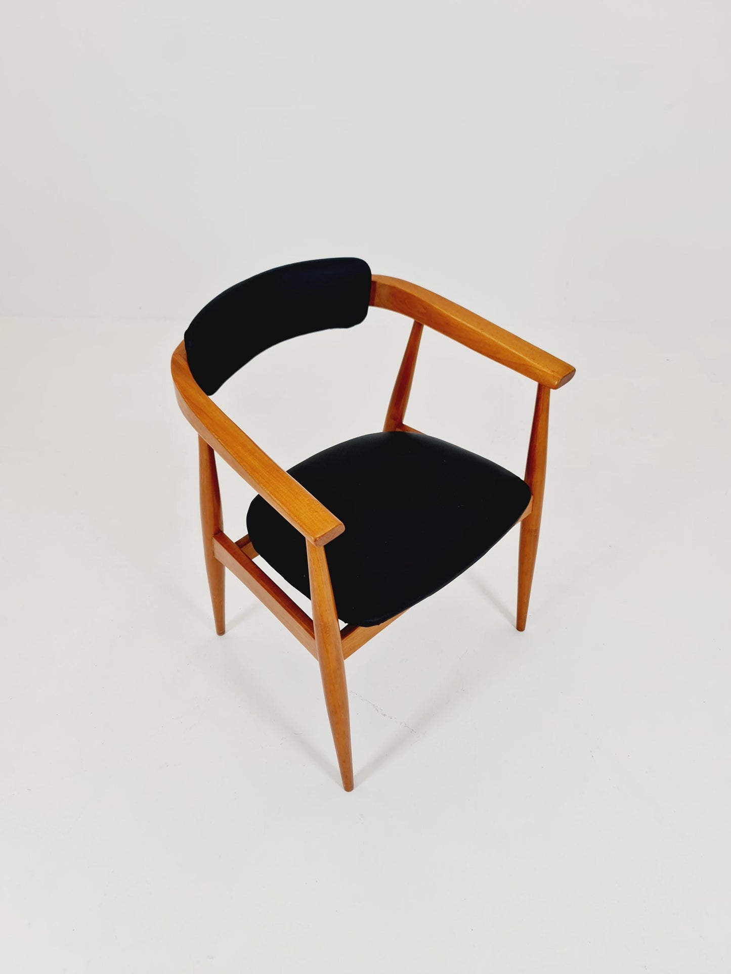 Mid Century German leather chair by Lübke, 1960s