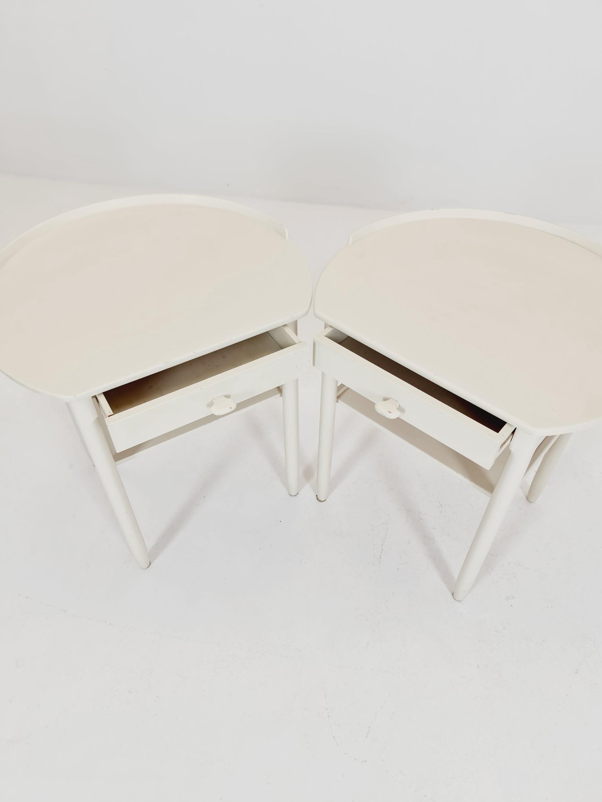 Swedish nightstands mid century design by Bertil Fridhagen for Bodafors ,1960