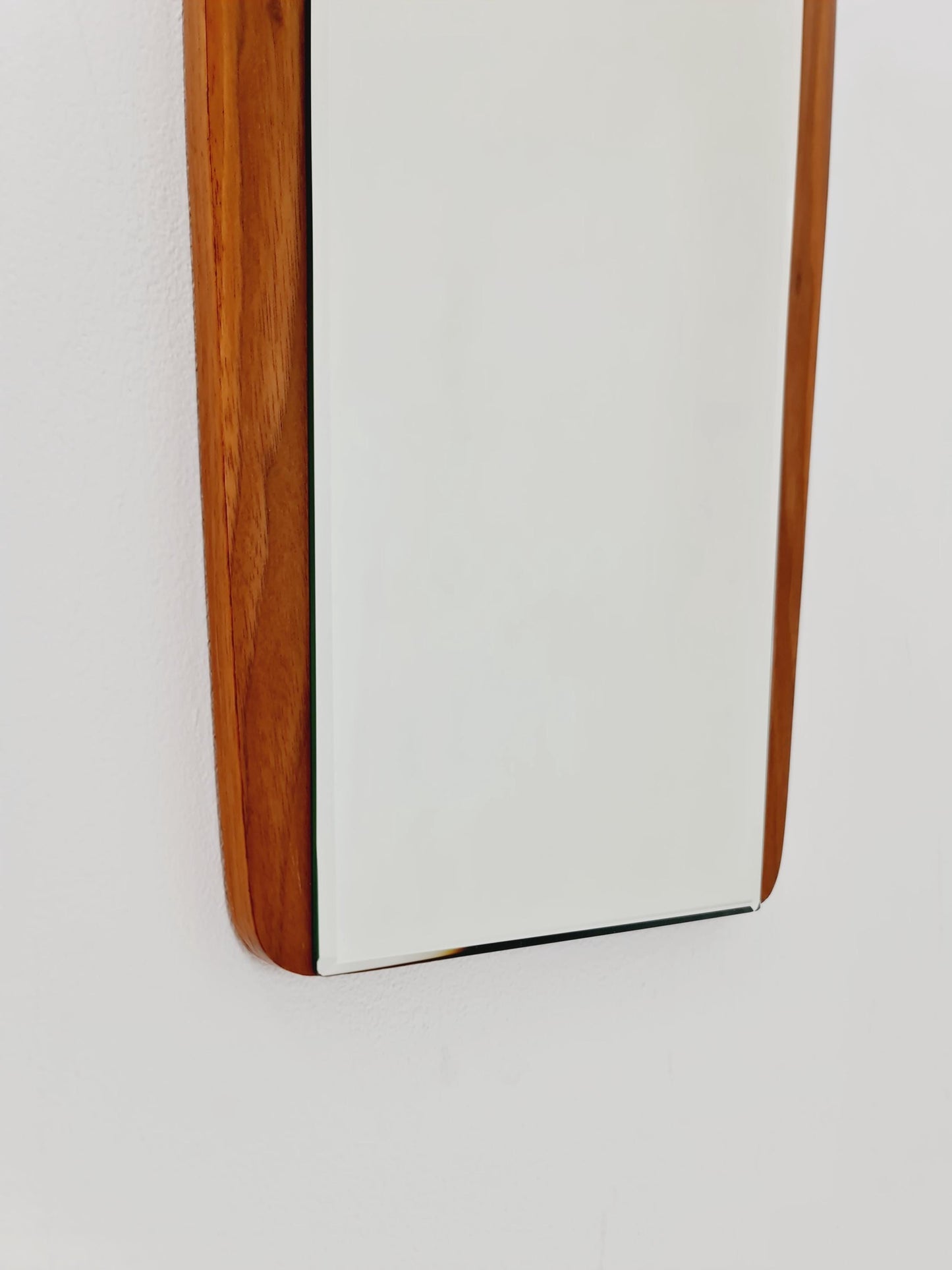 Mid century Vintage teak danish wall mirror, 1960s
