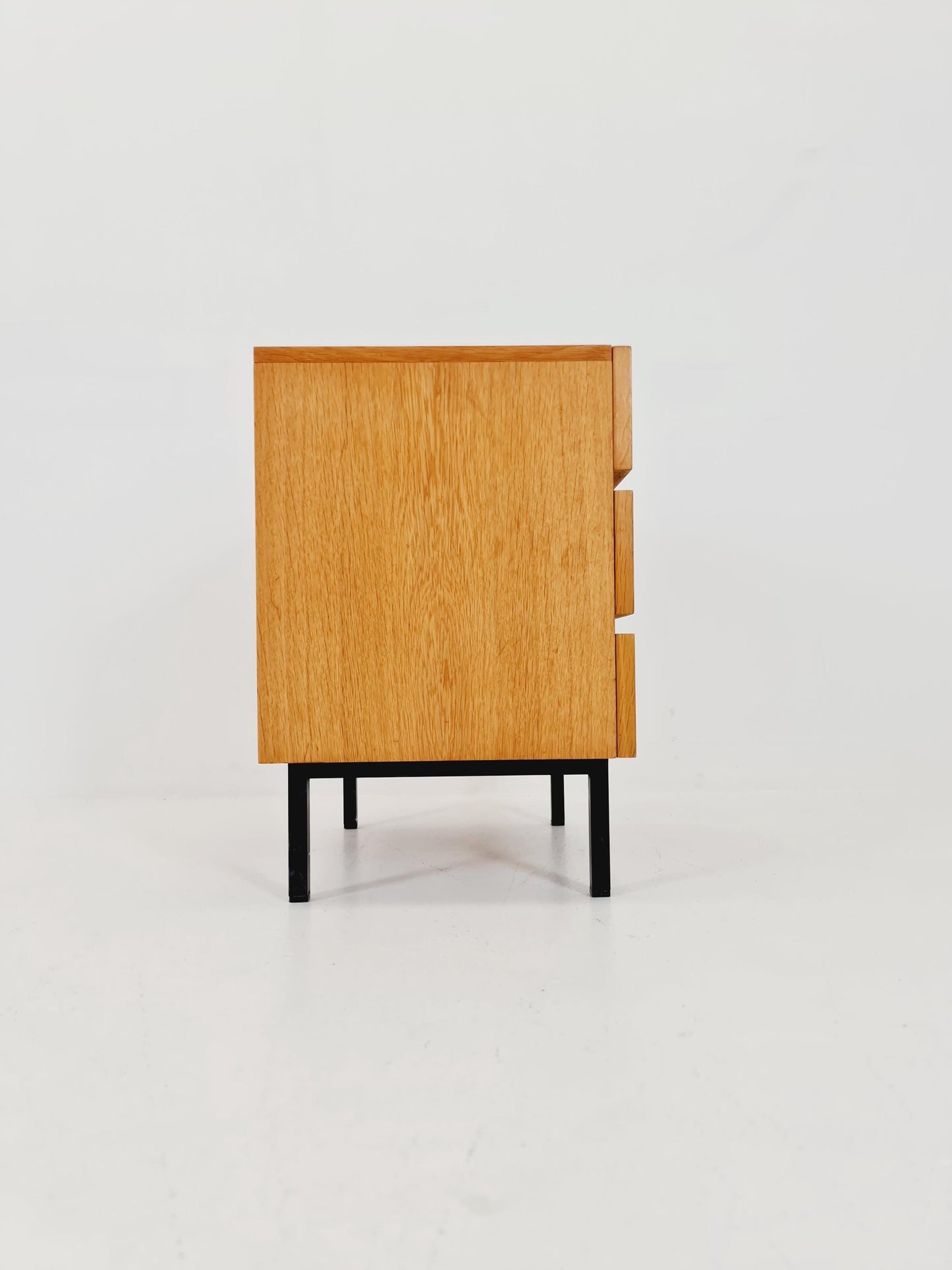 Midcentury German Oak chest of drawers by Mustring Möbel 1960s