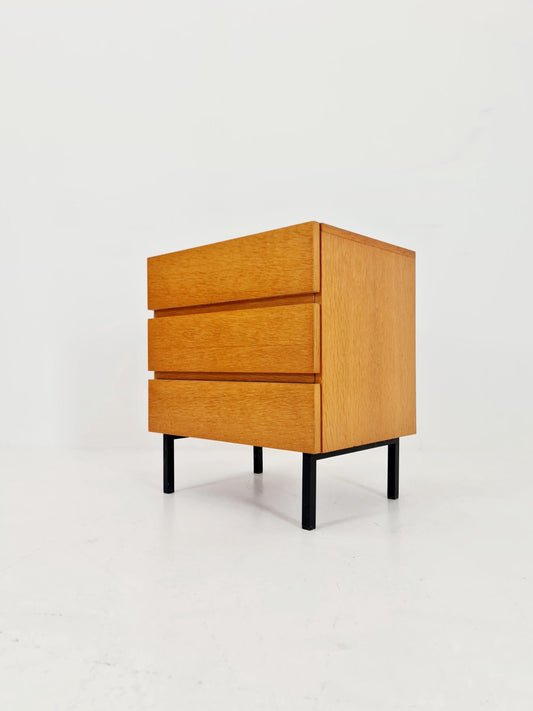Midcentury German Oak chest of drawers by Mustring Möbel 1960s