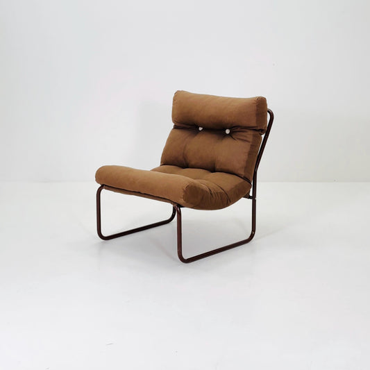 Mid century brown Pixi lounge chair by Gillis Lundgren for Ikea, 1970s