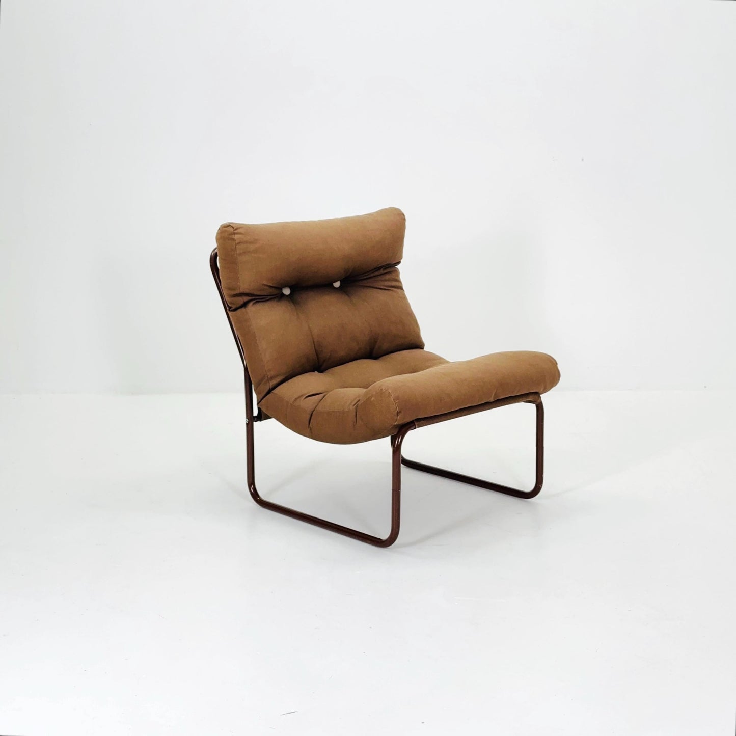 Mid century brown Pixi lounge chair by Gillis Lundgren for Ikea, 1970s