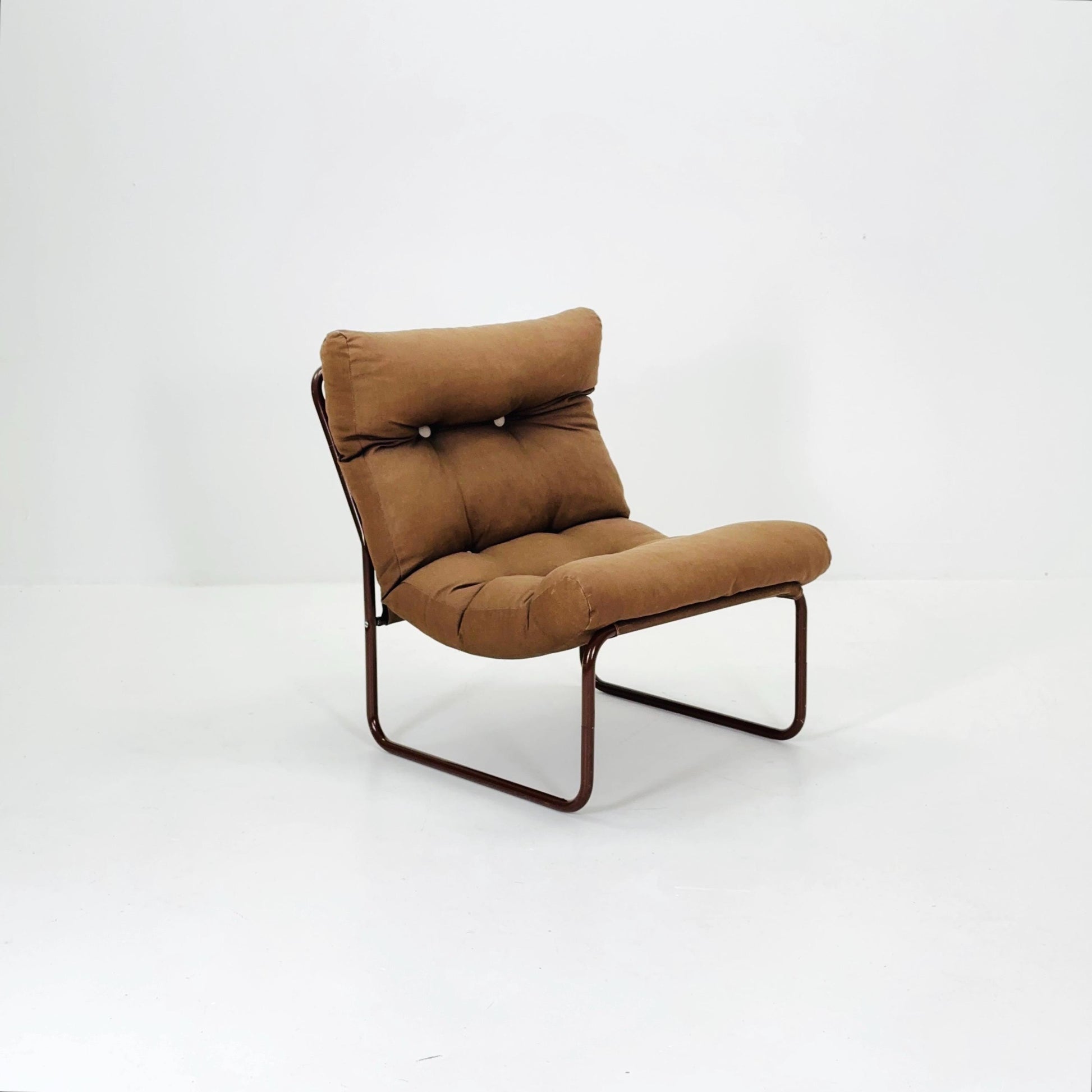 Mid century brown Pixi lounge chair by Gillis Lundgren for Ikea, 1970s
