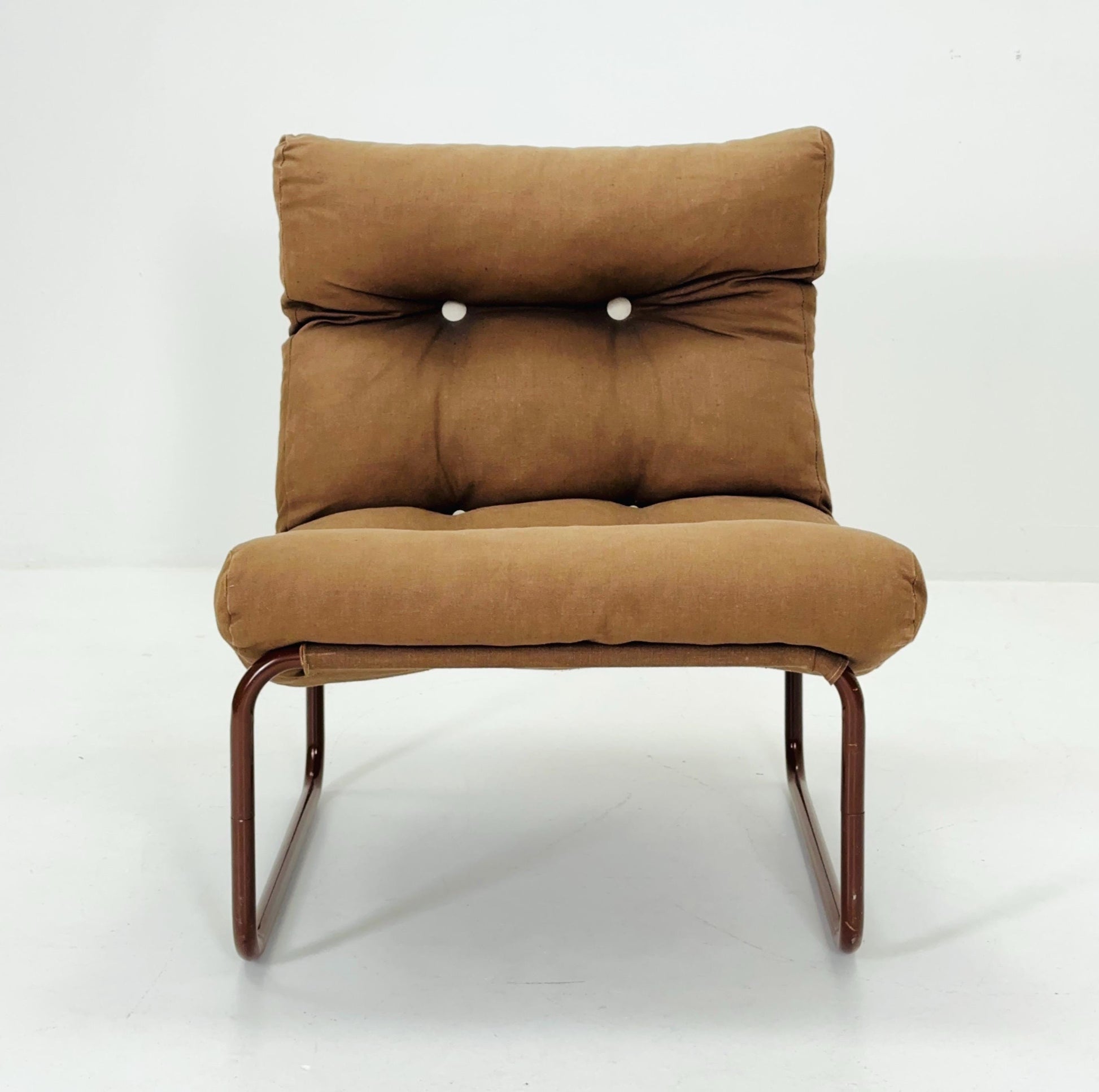 Mid century brown Pixi lounge chair by Gillis Lundgren for Ikea, 1970s
