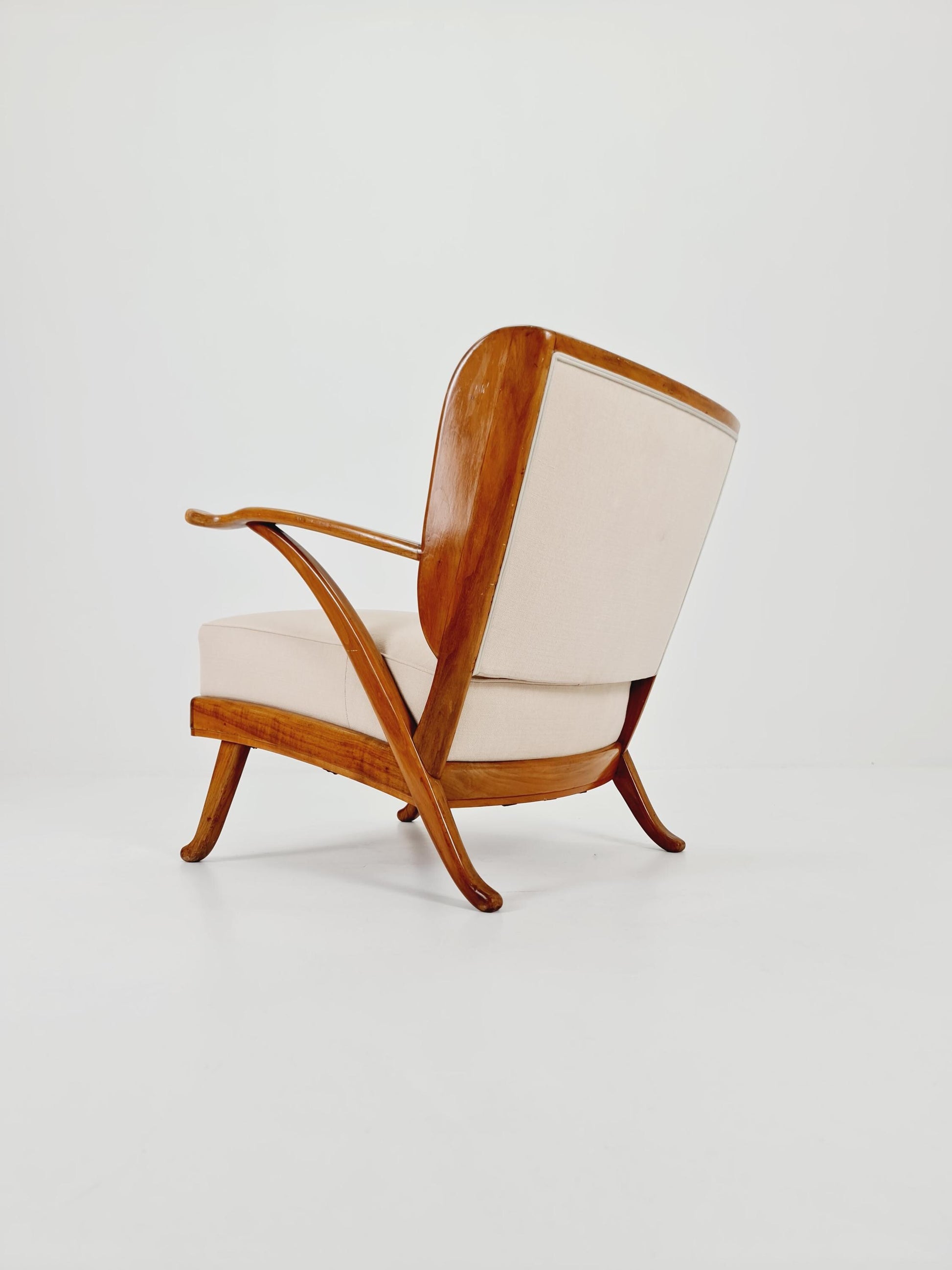 Mid Century lounge chair/ Easy Wing chair by Karl Nothhelfer , 1960s